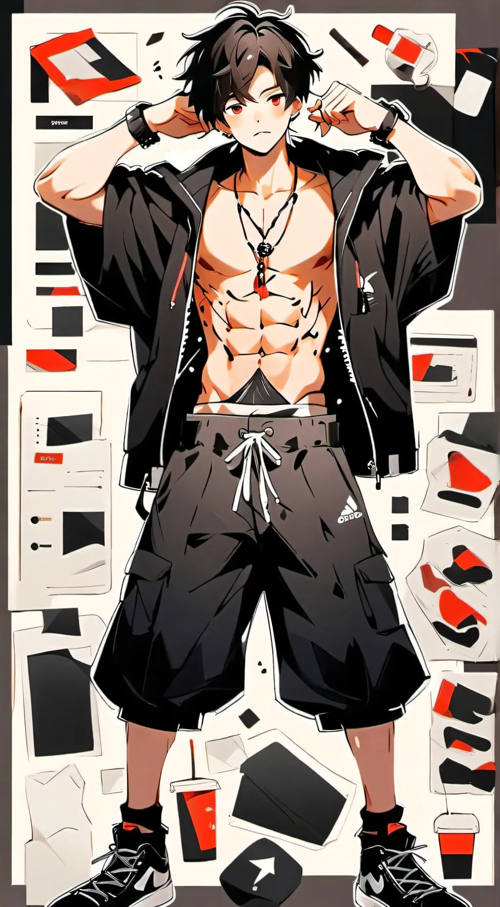 ai character: Asher Zxyel background