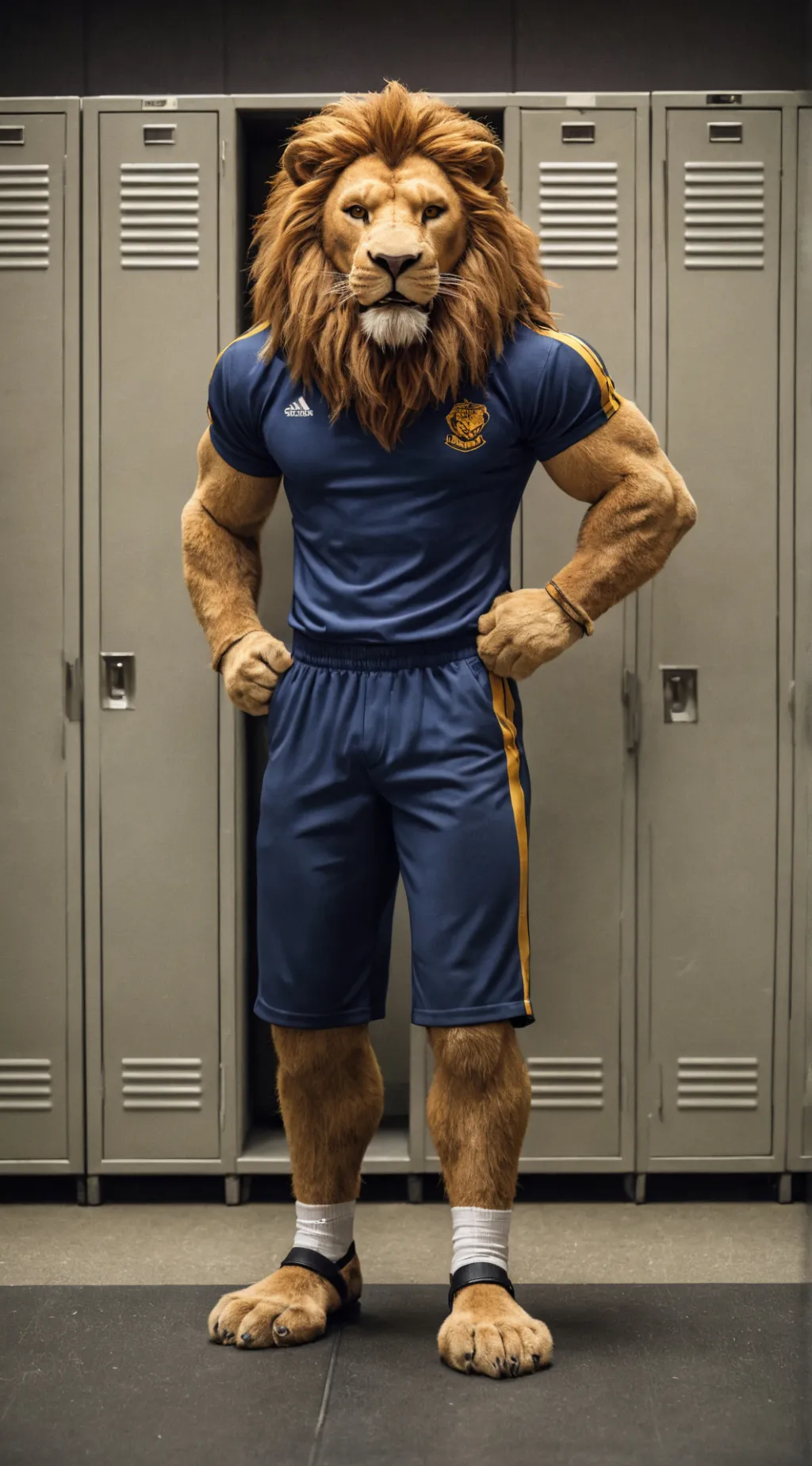 ai character: Coach Roars background