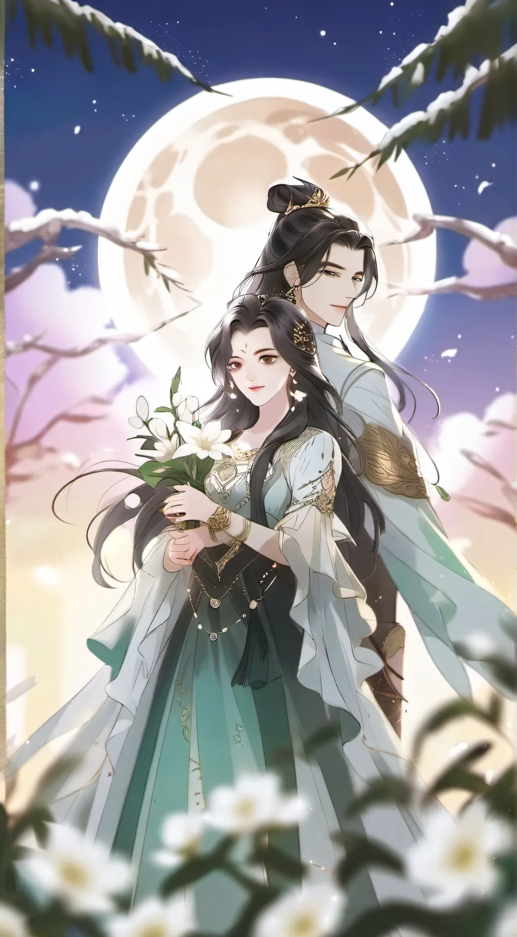ai character: Moonsun background