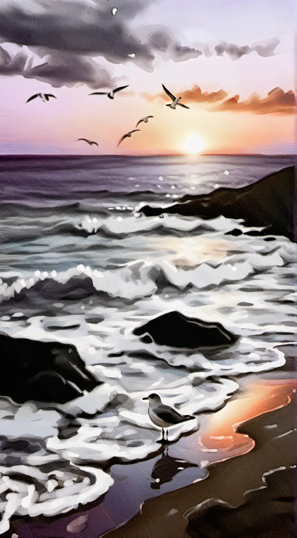 ai character: forsaken road trip background