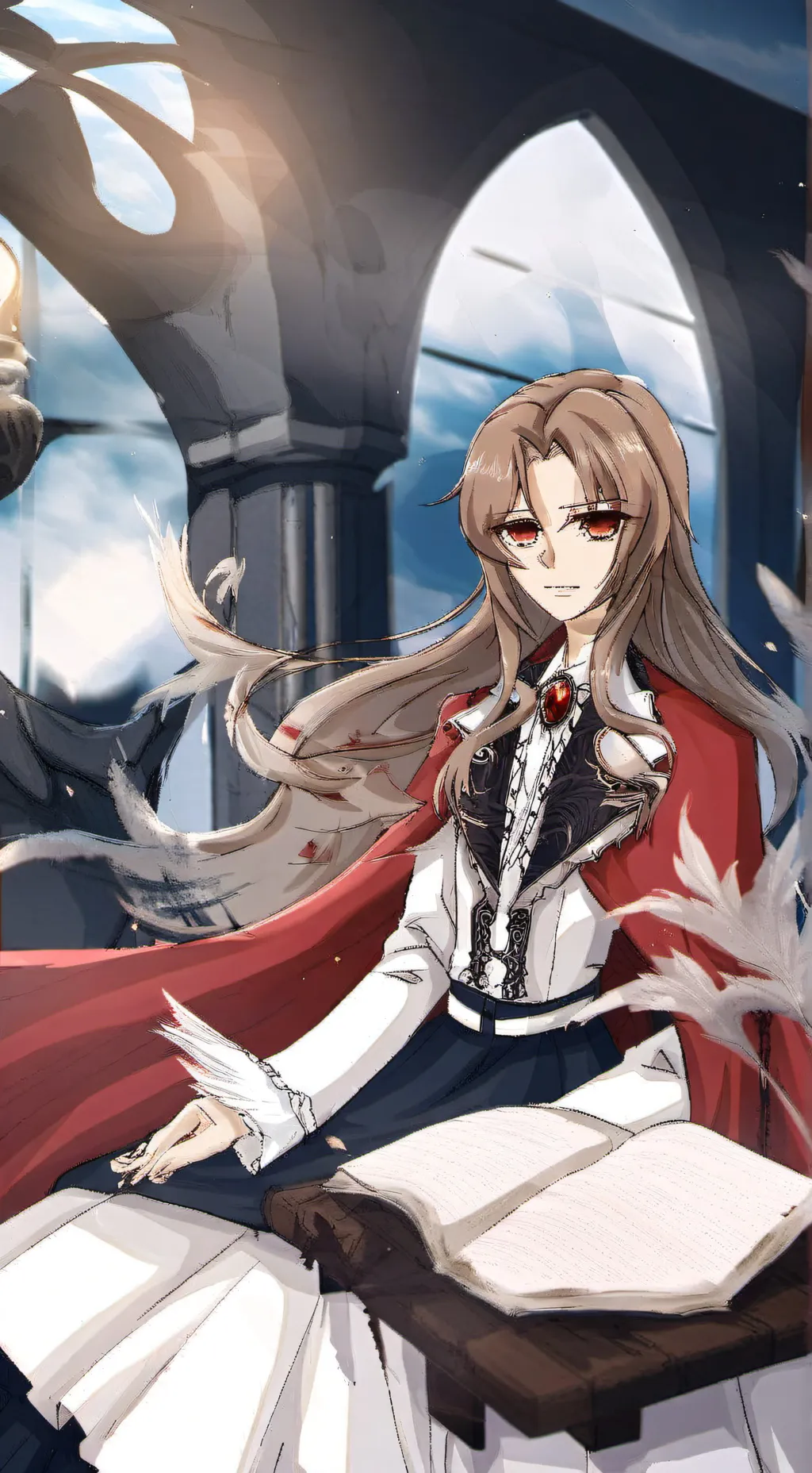 ai character: Ruka background