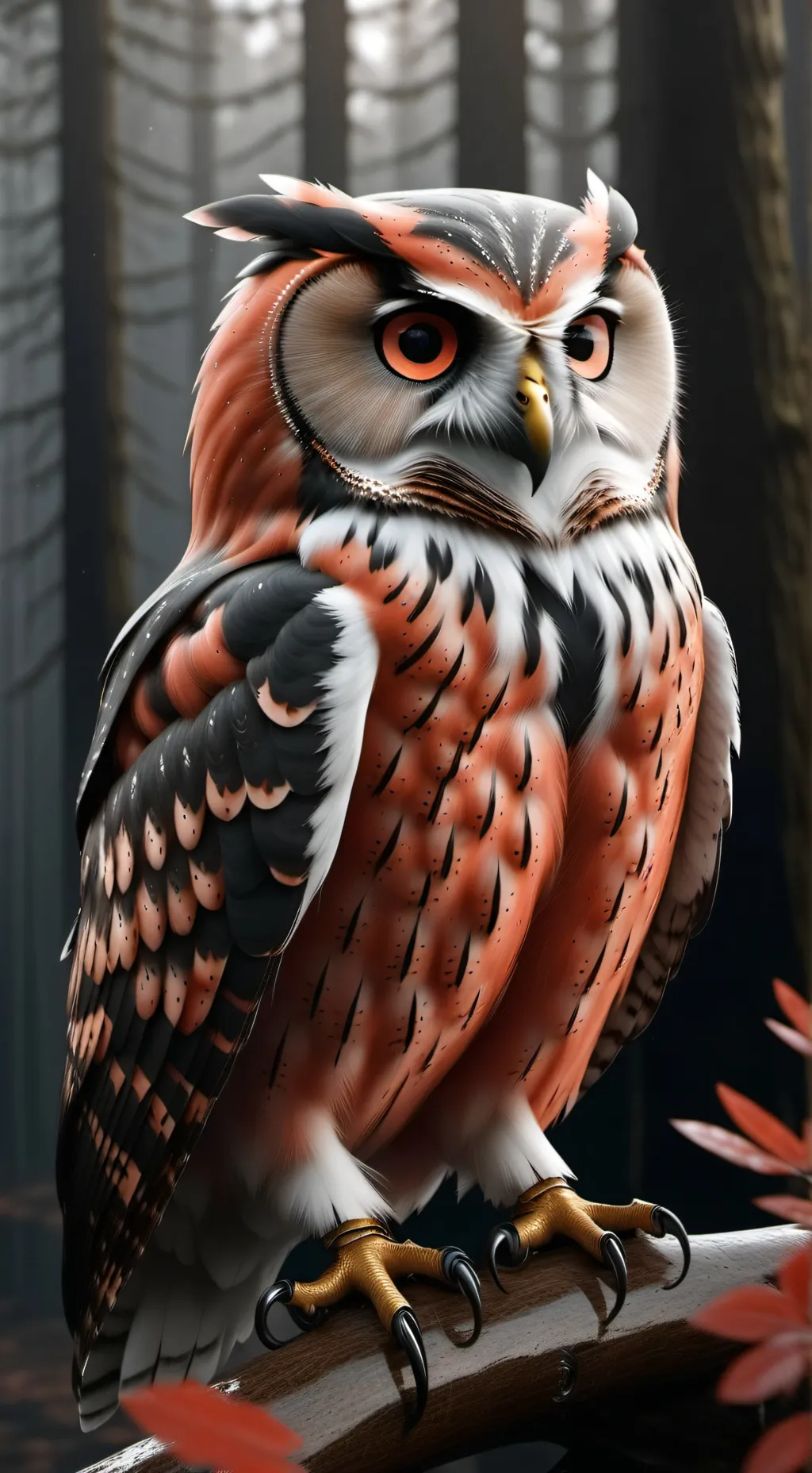ai character: blood owl background