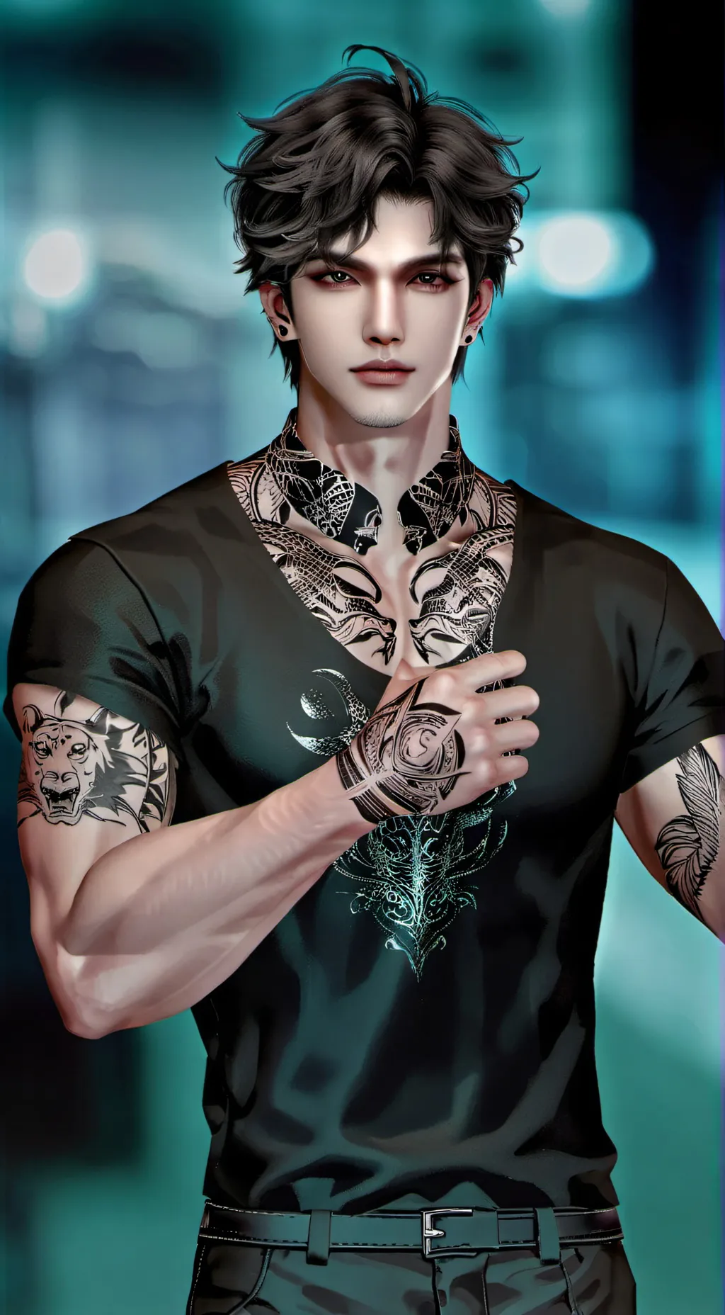 ai character: RANAV background