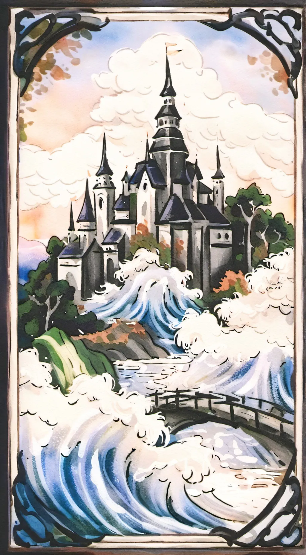 ai character: sky background