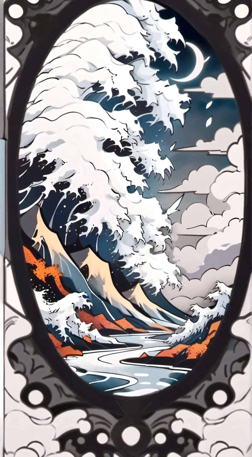 ai character: Forsaken storm background