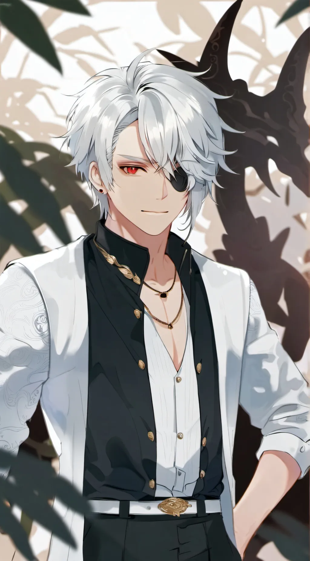 ai character: Zacht background