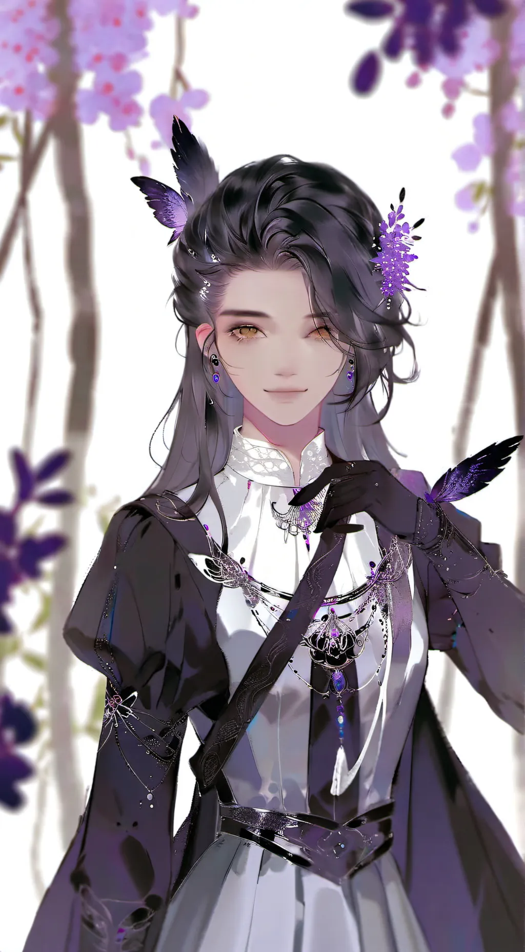 ai character: Hiii background