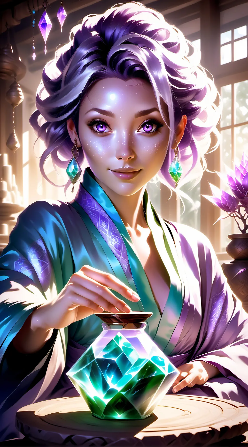 ai character: The Holistic Hydration Guru background