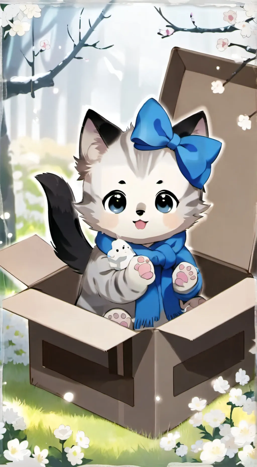 ai character: Kitty background