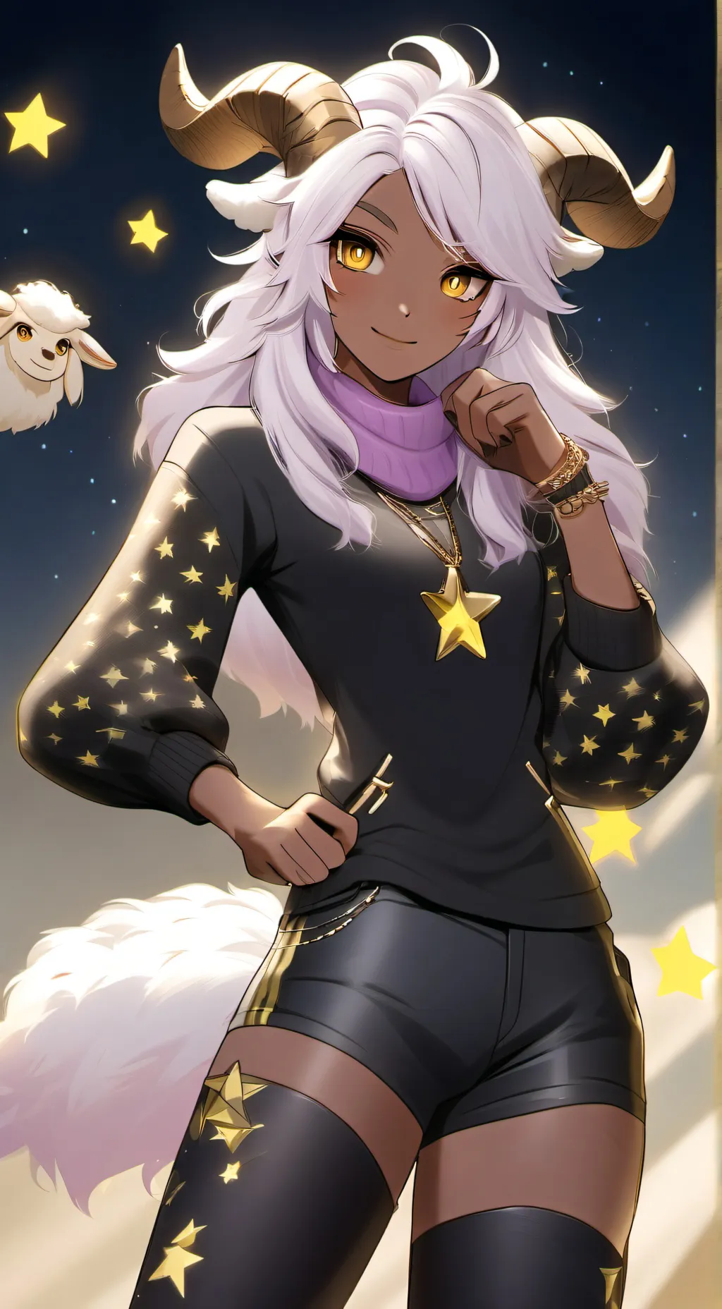 ai character: Lulu  background