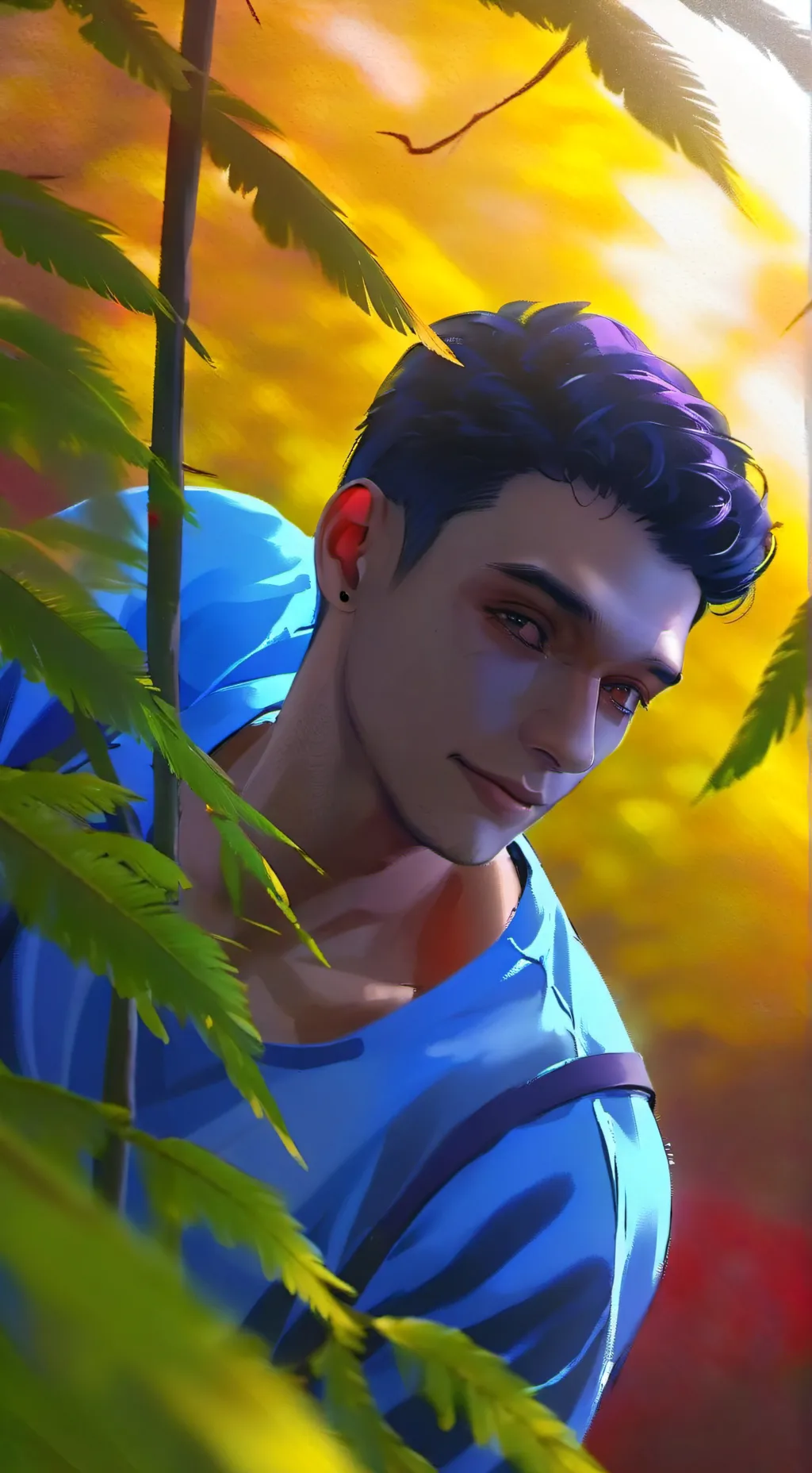 ai character: r-o-p-w vs baldi background