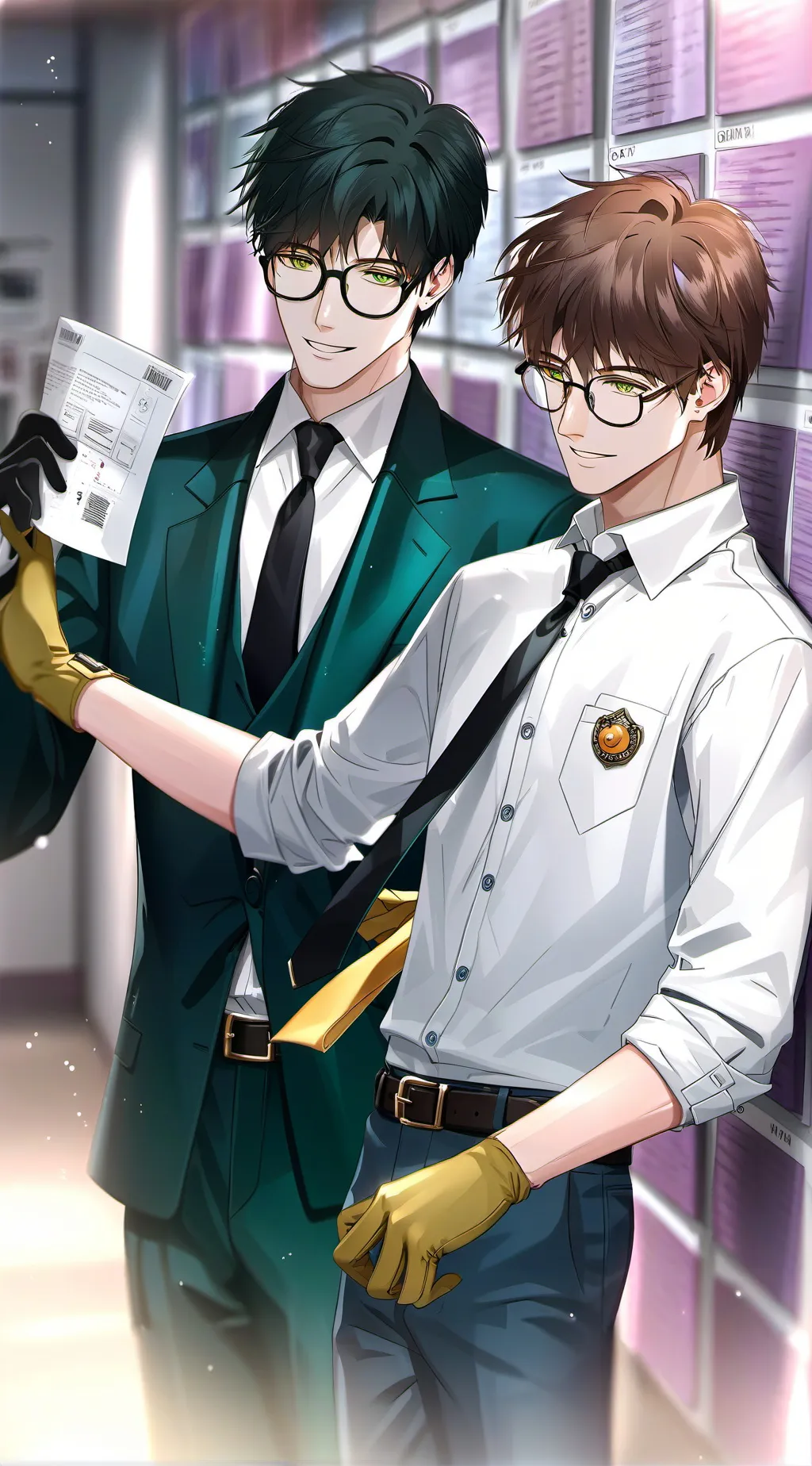 ai character: William x Henry  background