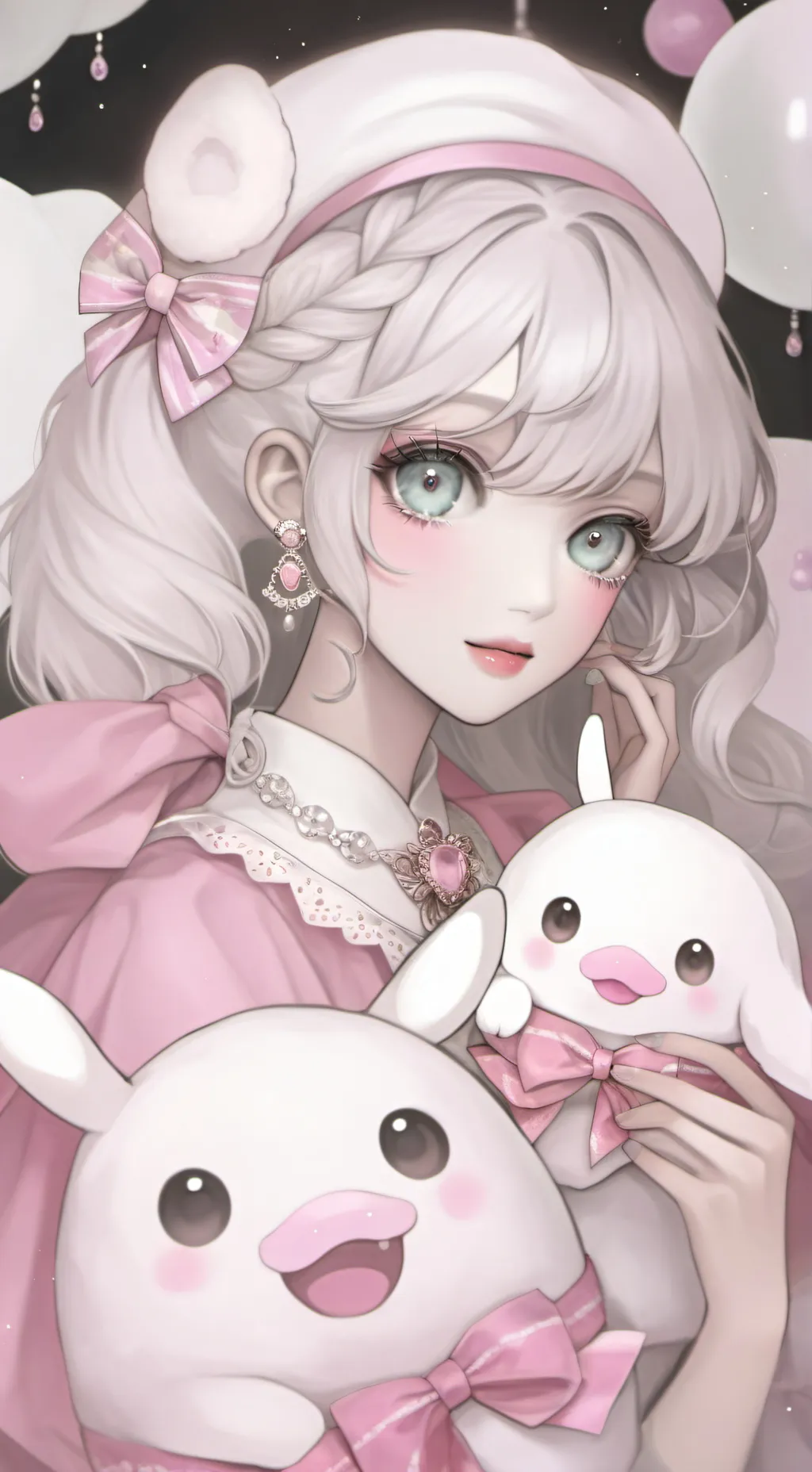 ai character: ur bff loves you background