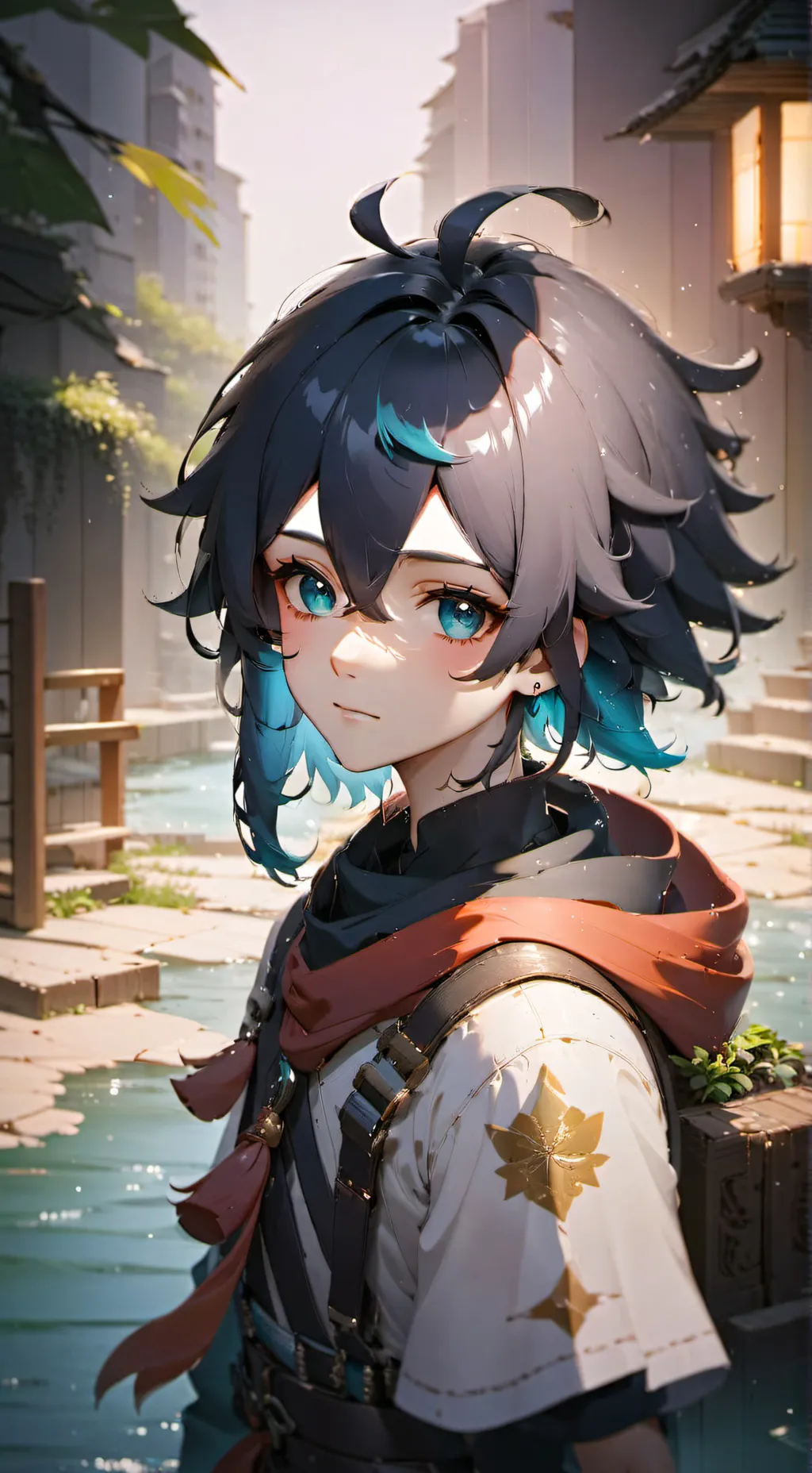 ai character: Muichiro Yuichiro³ background