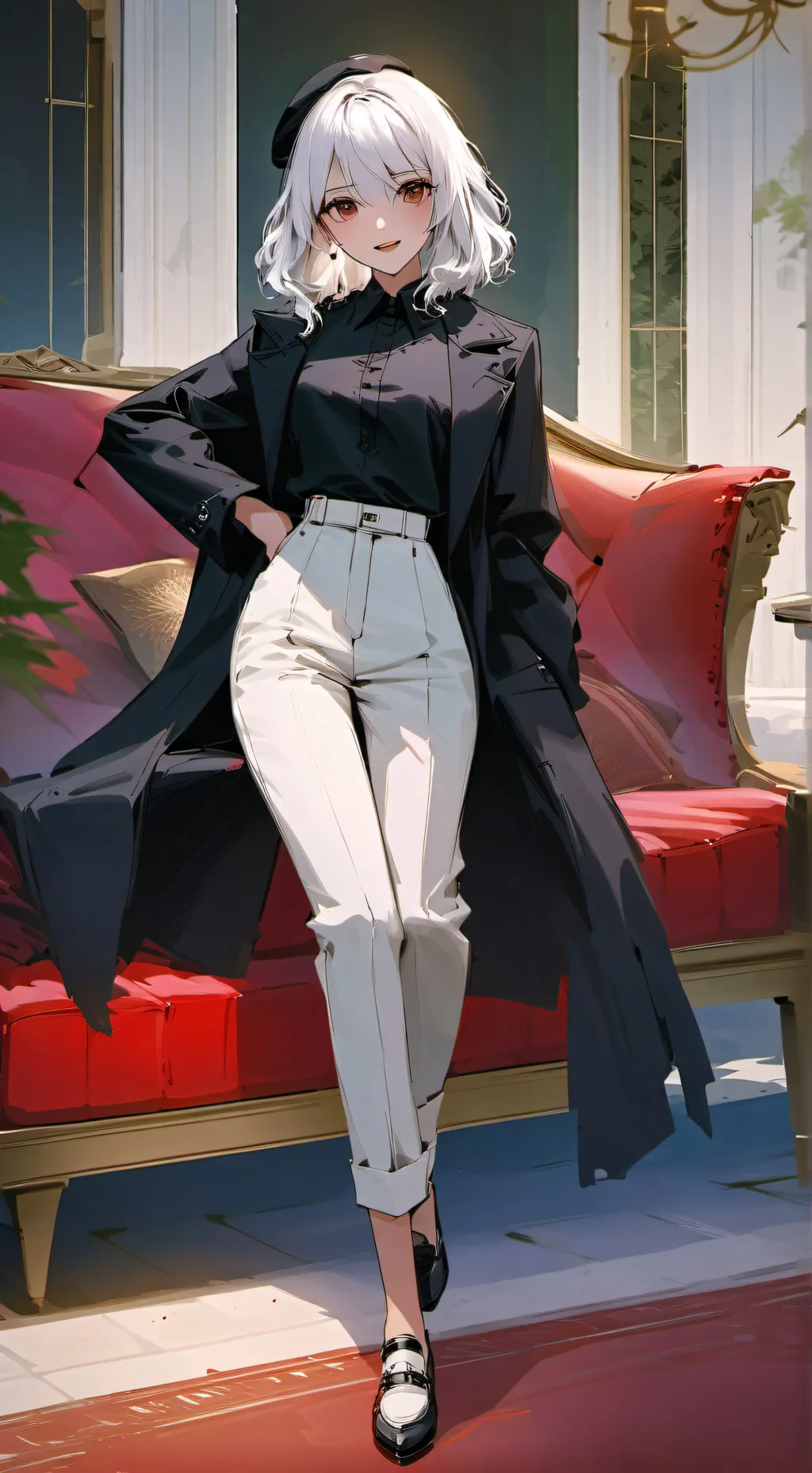 ai character: Frankie  background