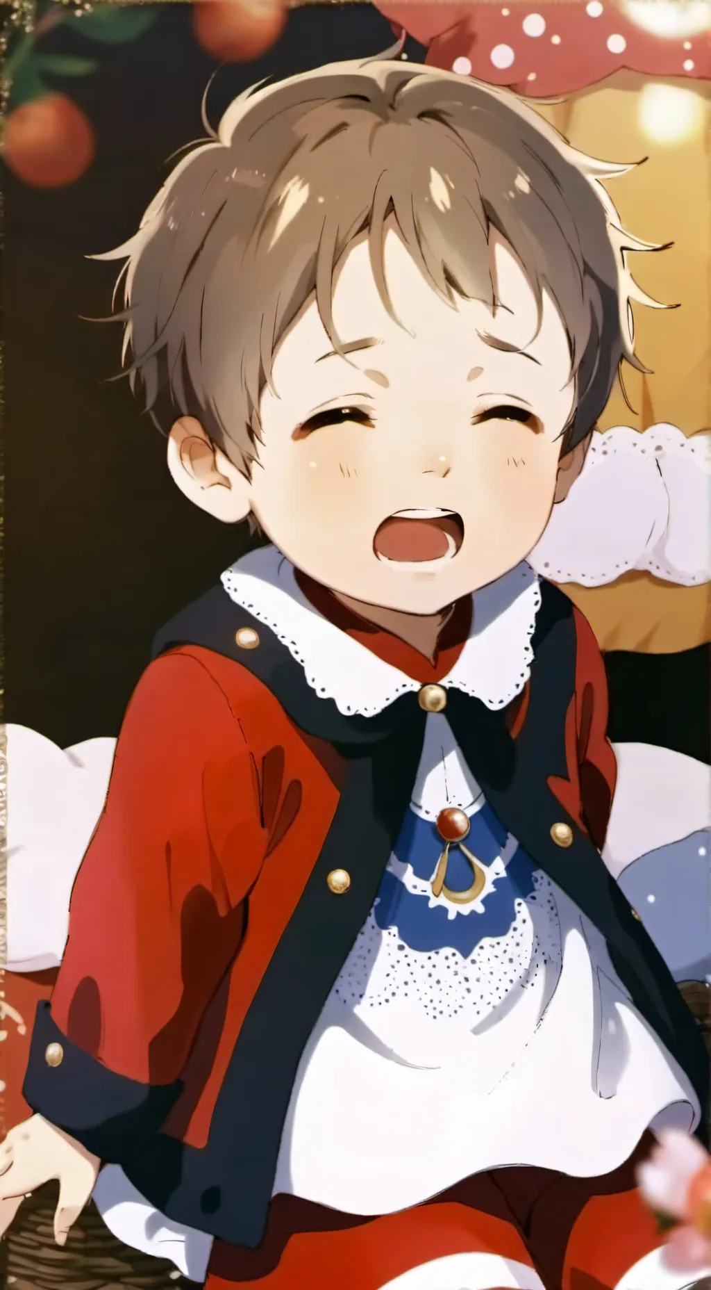 ai character: Cute baby 2 background