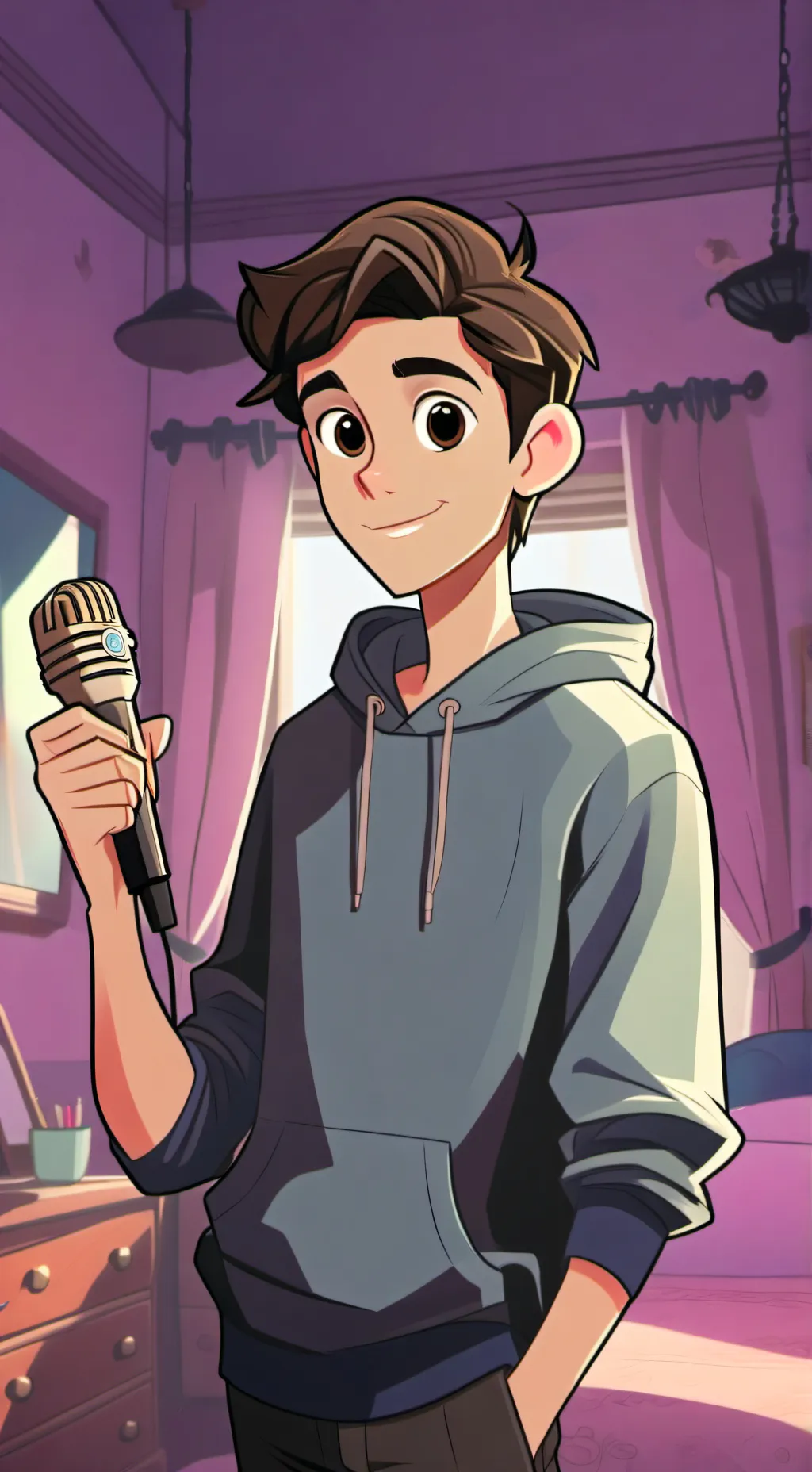 ai character: Lofred background