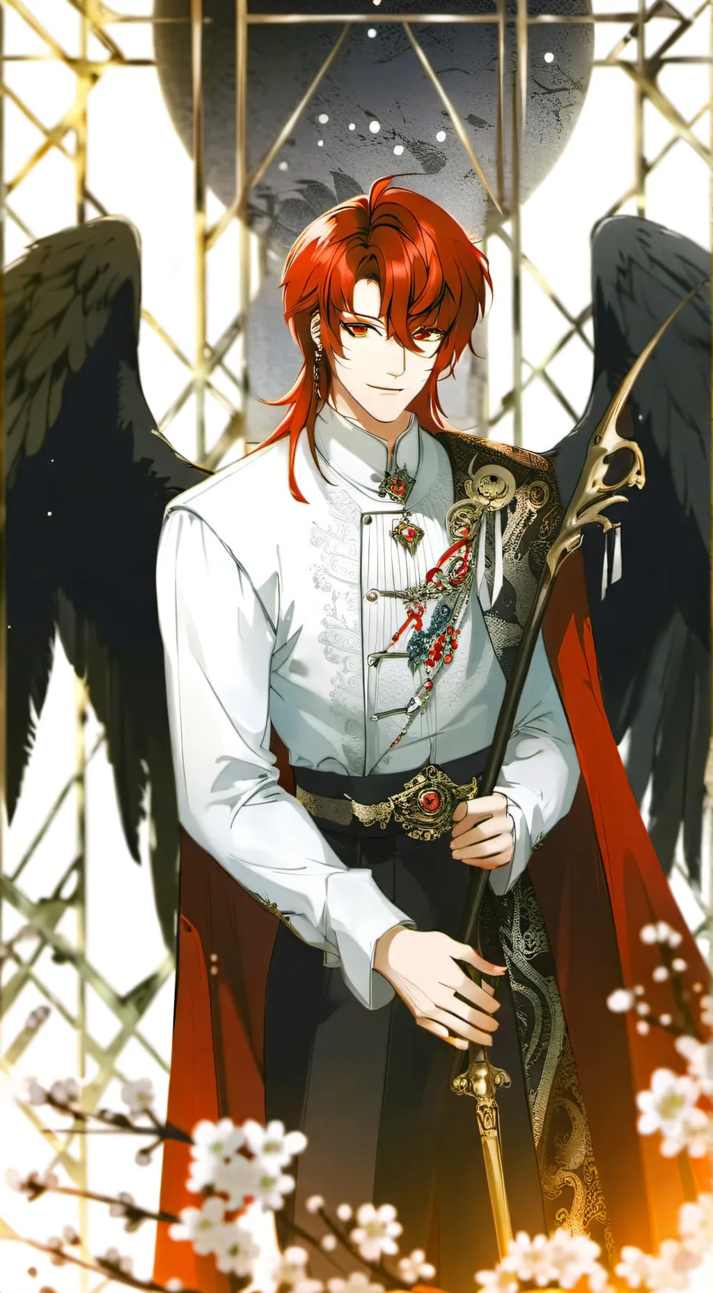 ai character: King Blaze  background