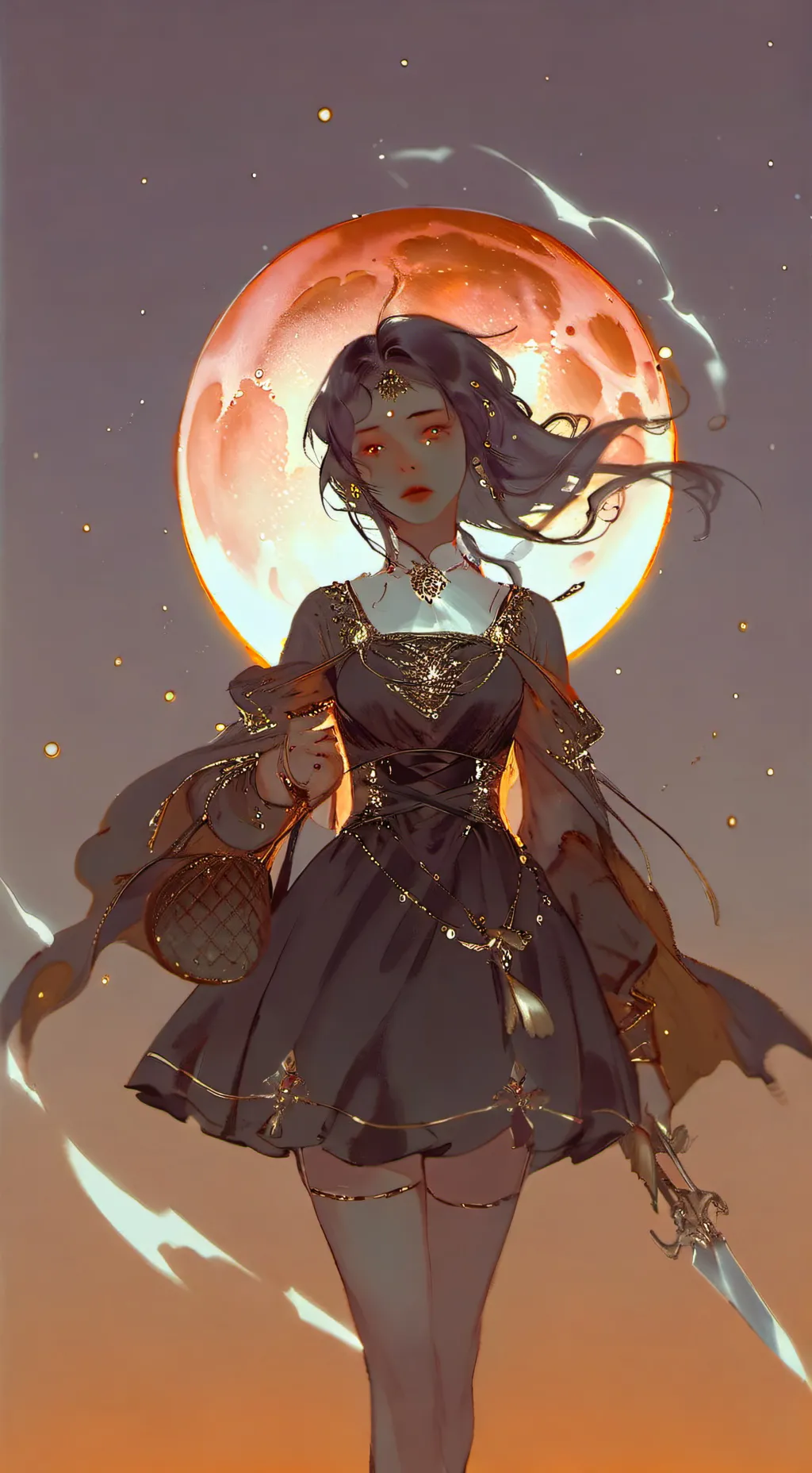 ai character: death game😈 background