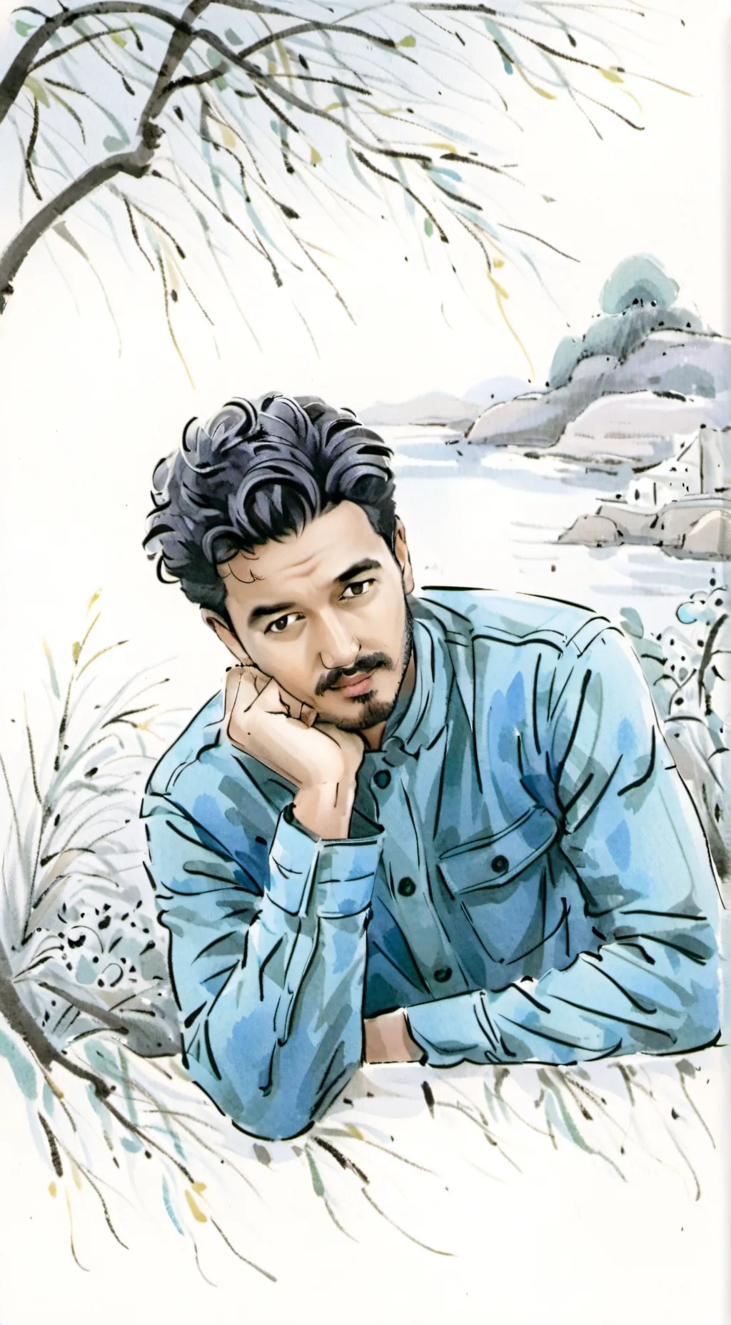 ai character: kevin background