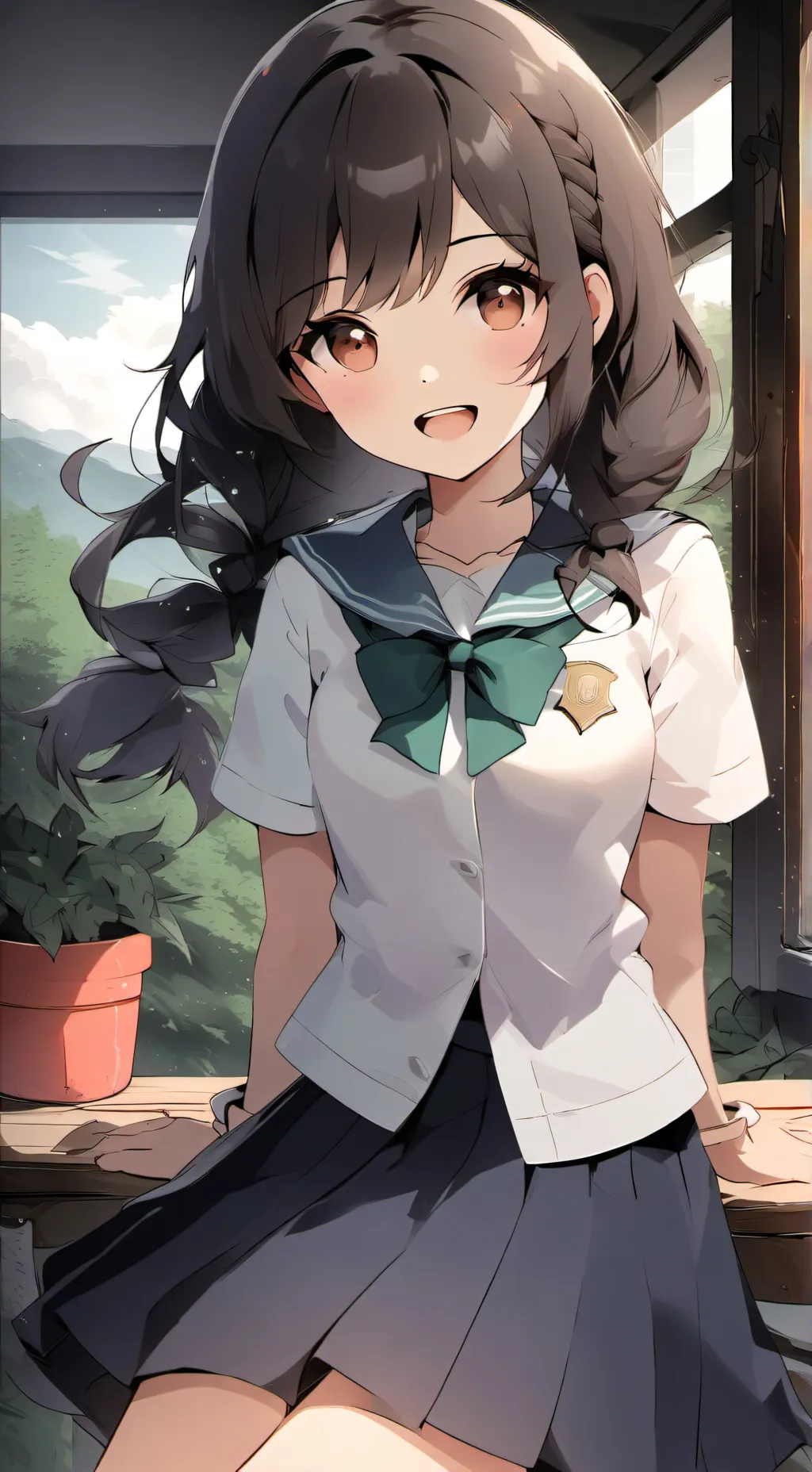 ai character: Ashley background