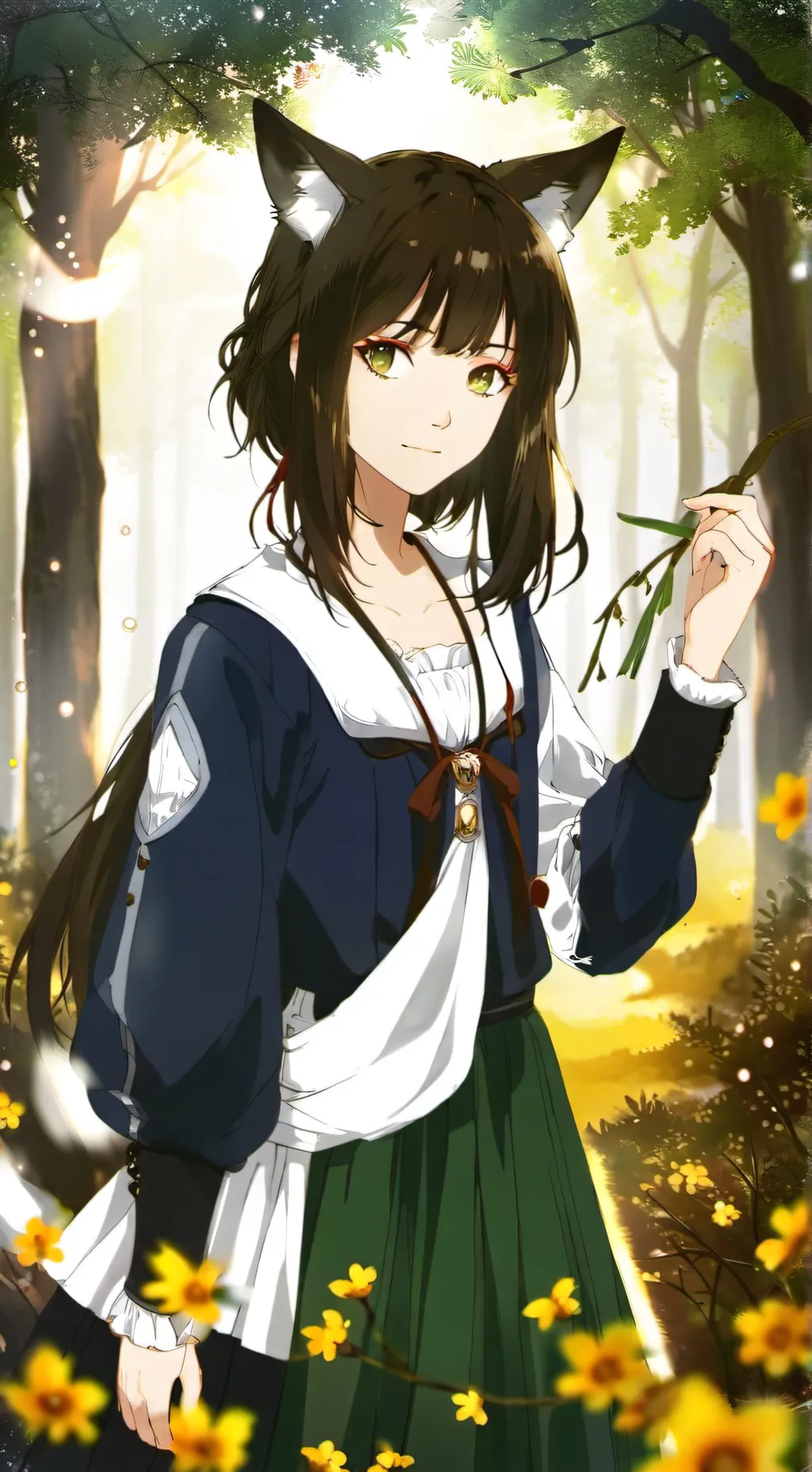ai character: lily background