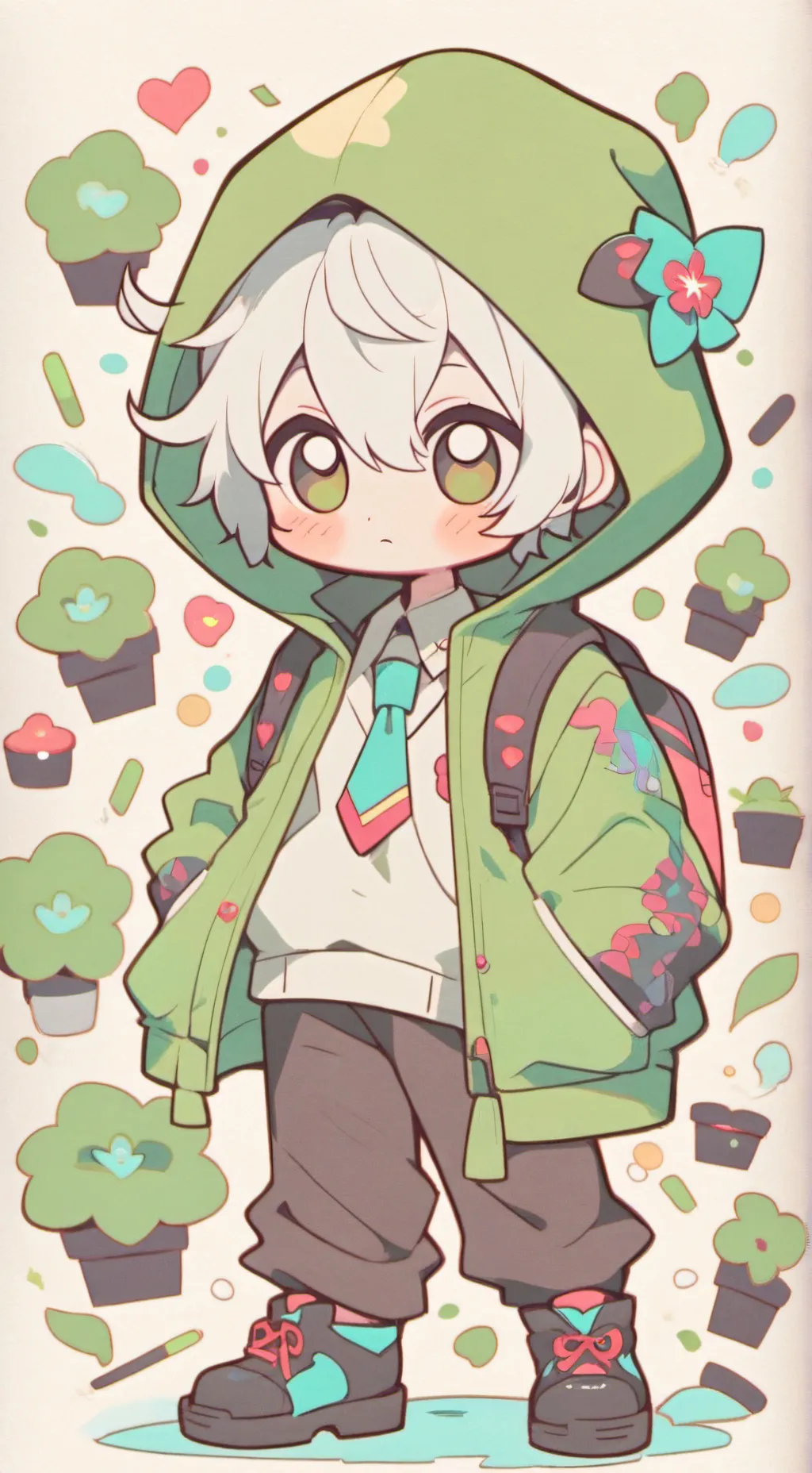 ai character: mha boys background