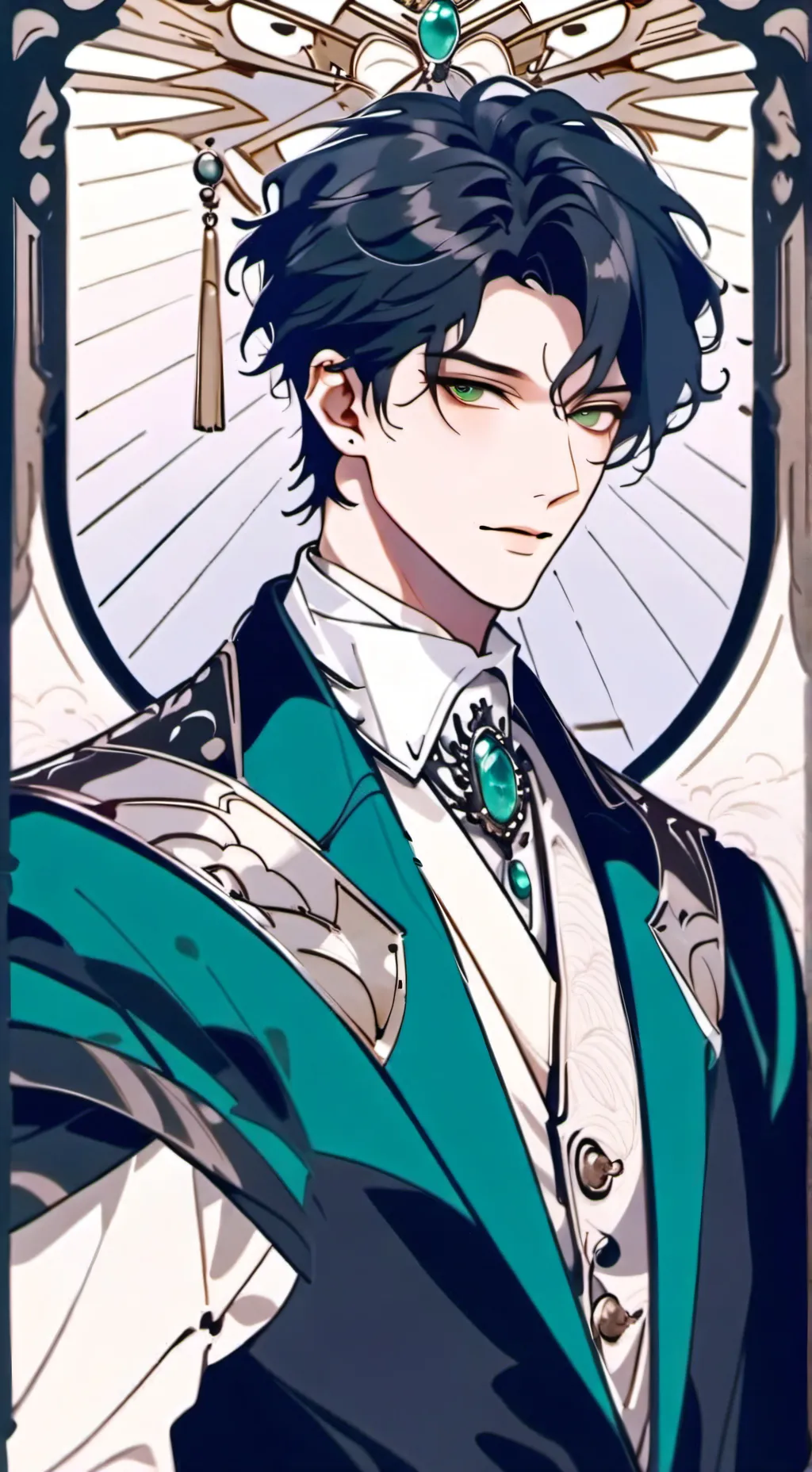 ai character: ~♡Emperor Felix♡~ background