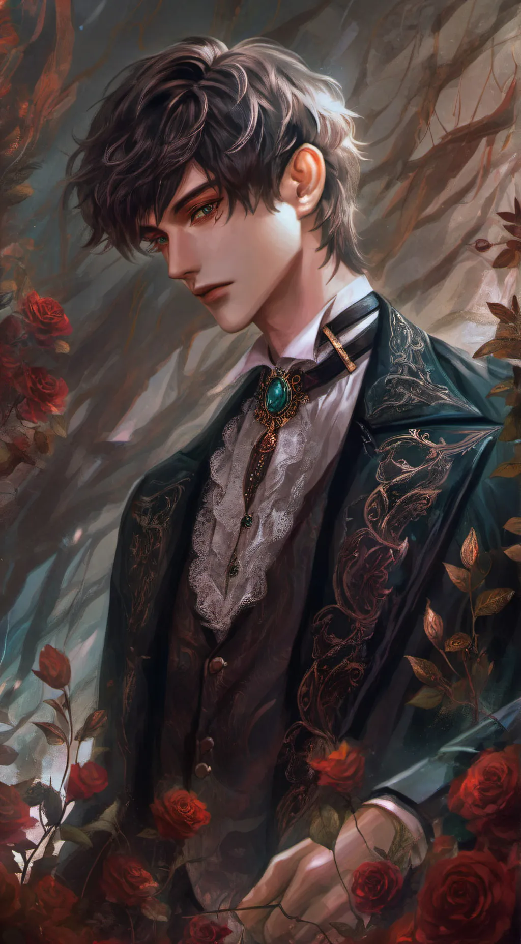 ai character: Romio panoliy background