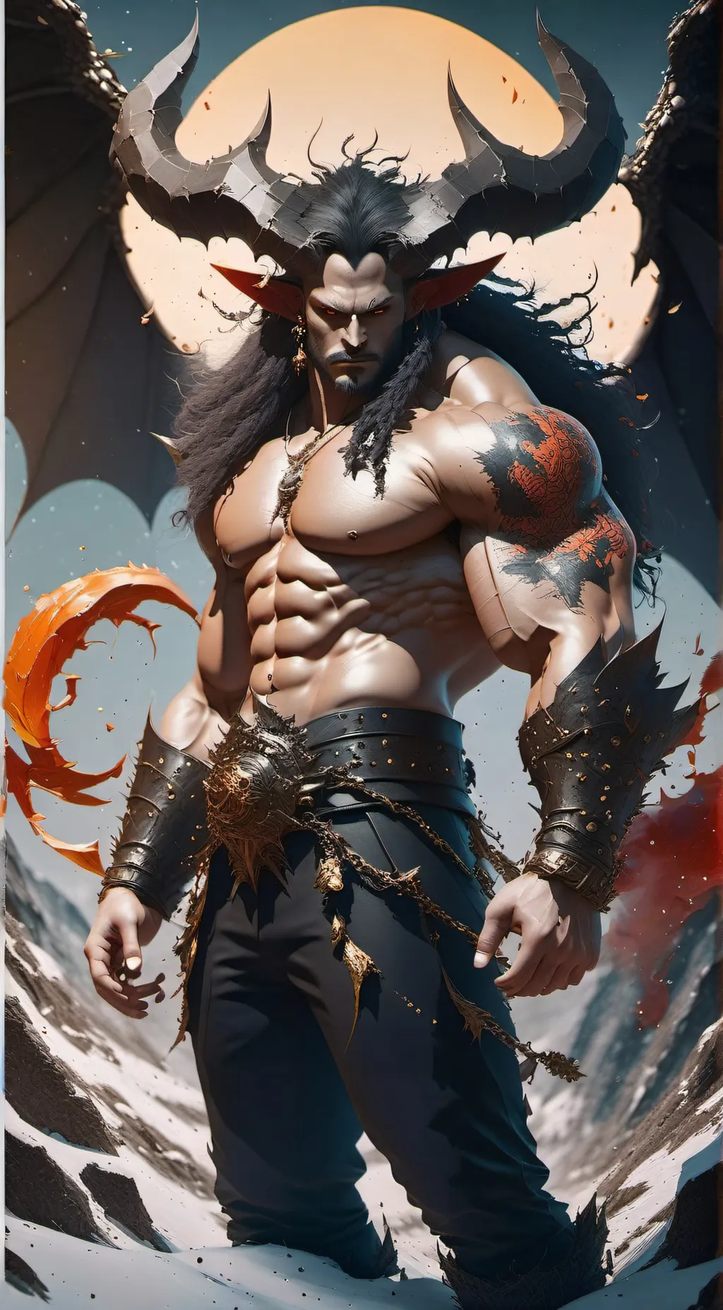 ai character: axel background