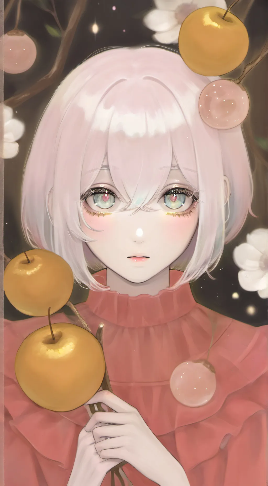 ai character: nabi y santi  background