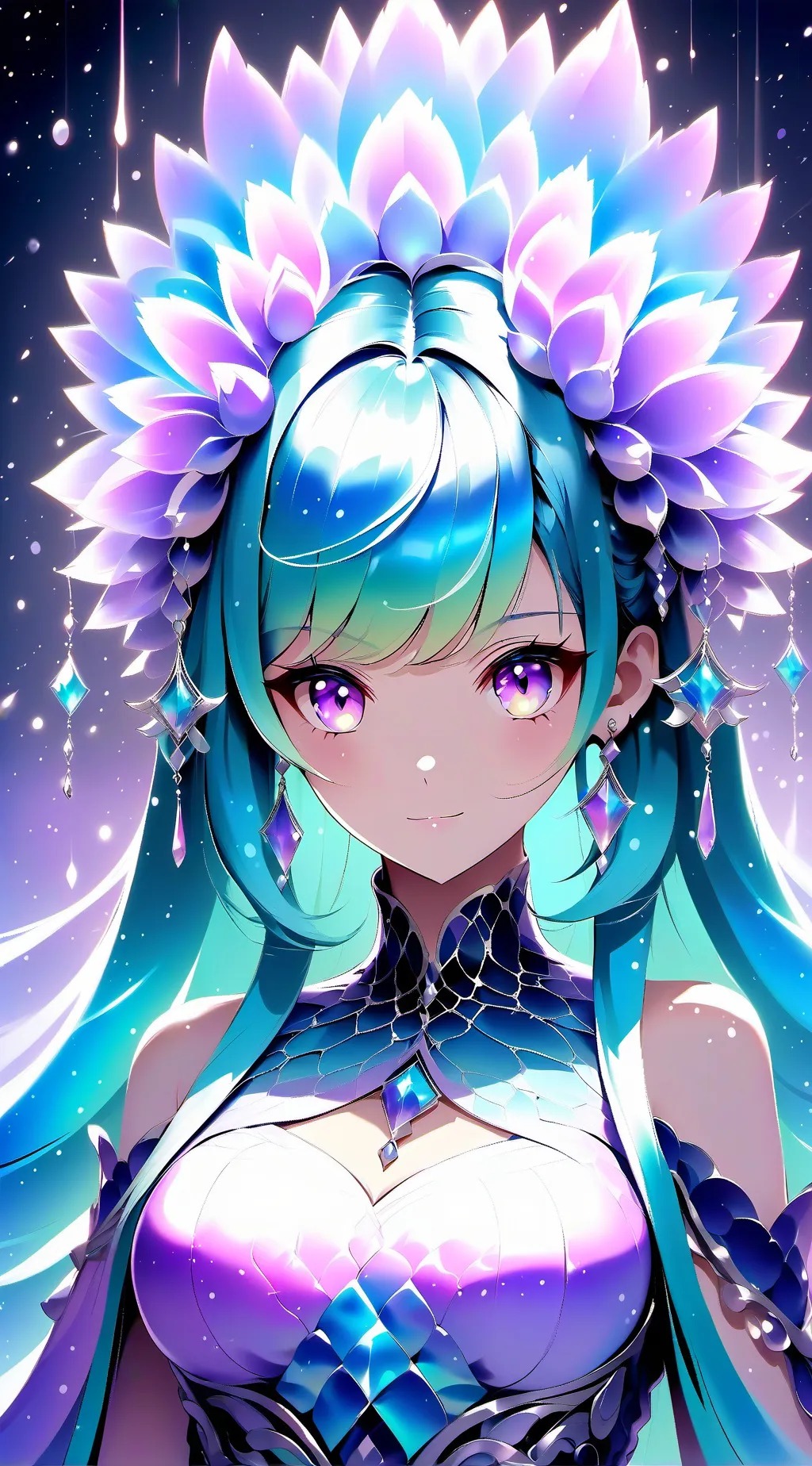 ai character: Vidente Crystal background