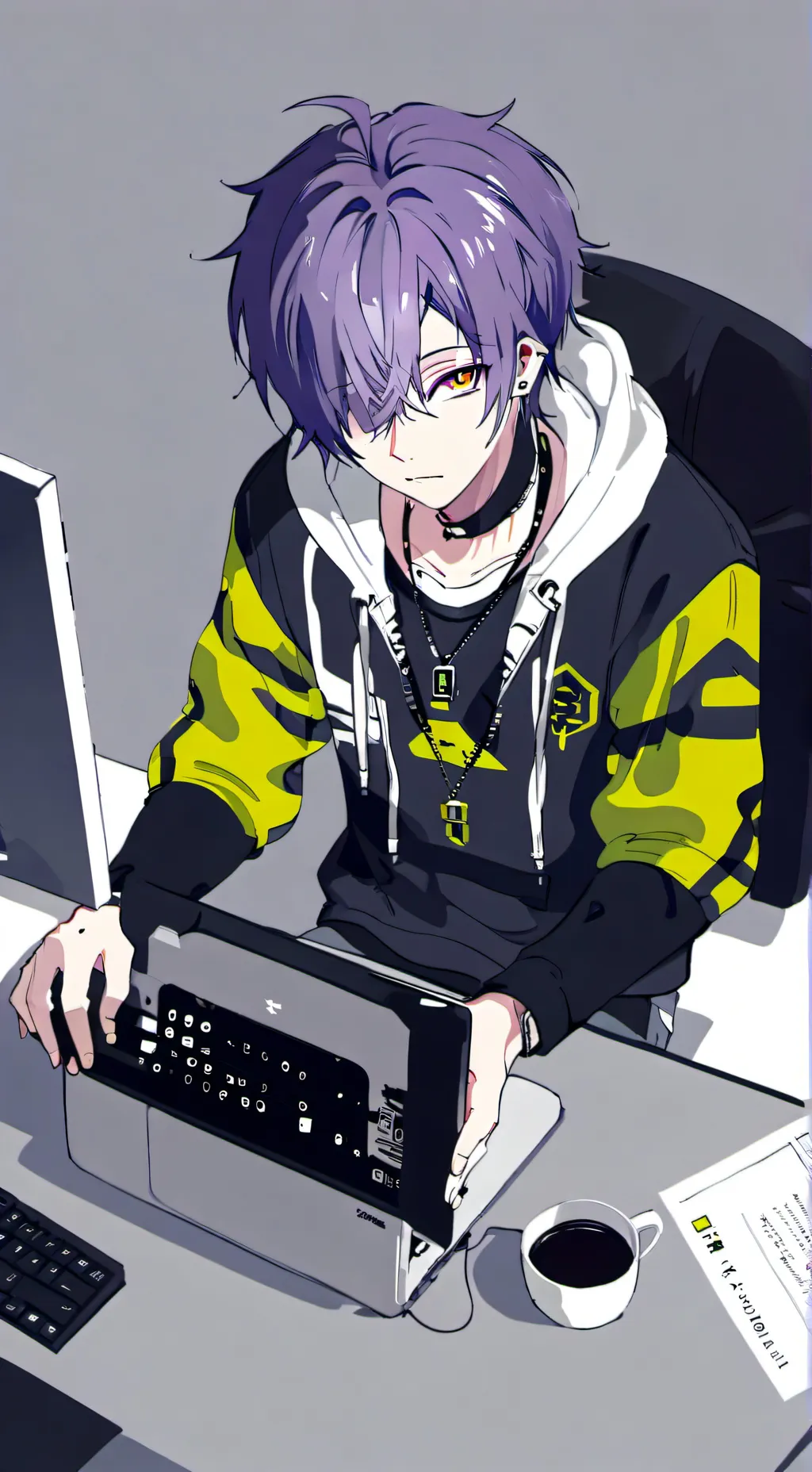 ai character: Nico  background