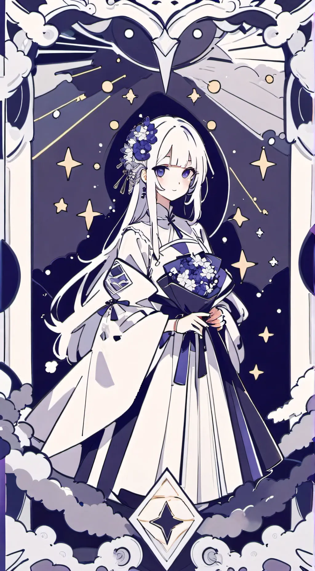 ai character: Fernanda  background