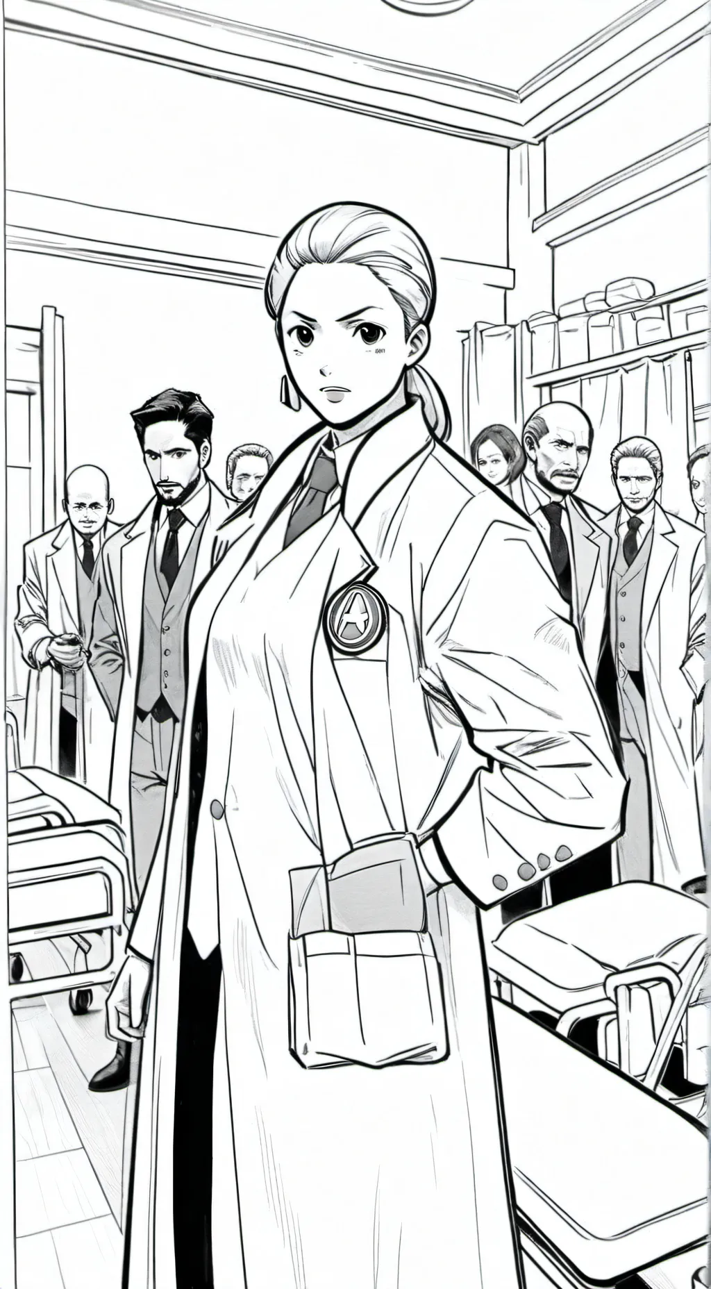 ai character: Avengers 40 background