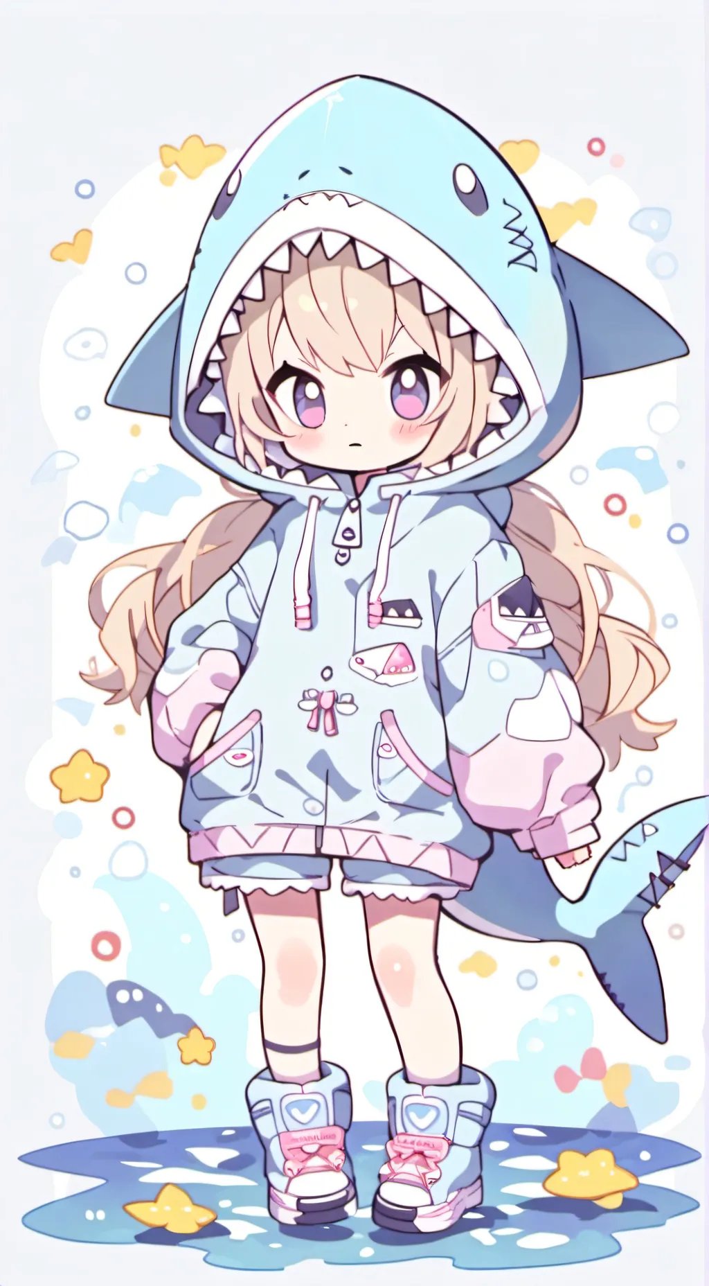 ai character: sharky background