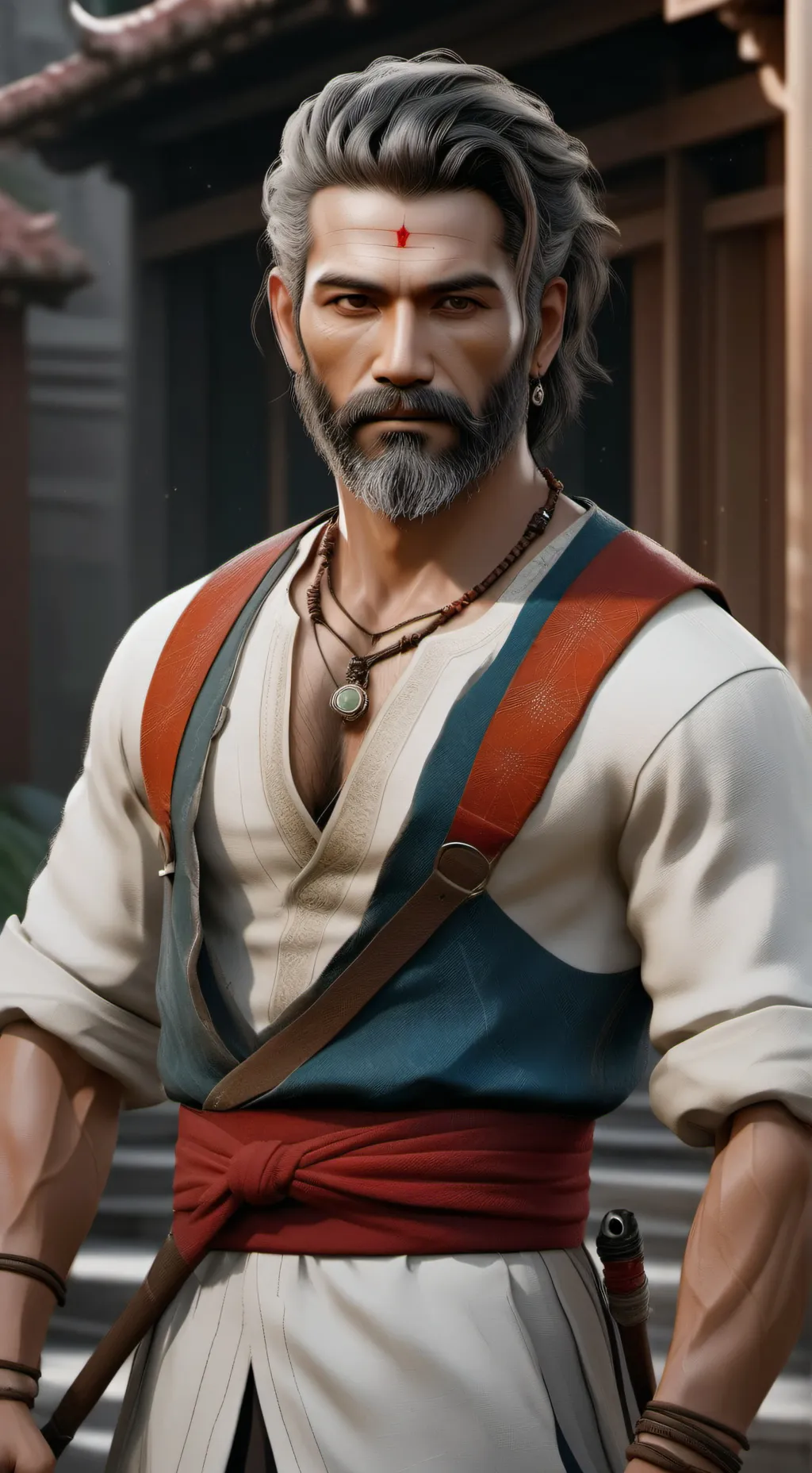 ai character: Roasting ._. background