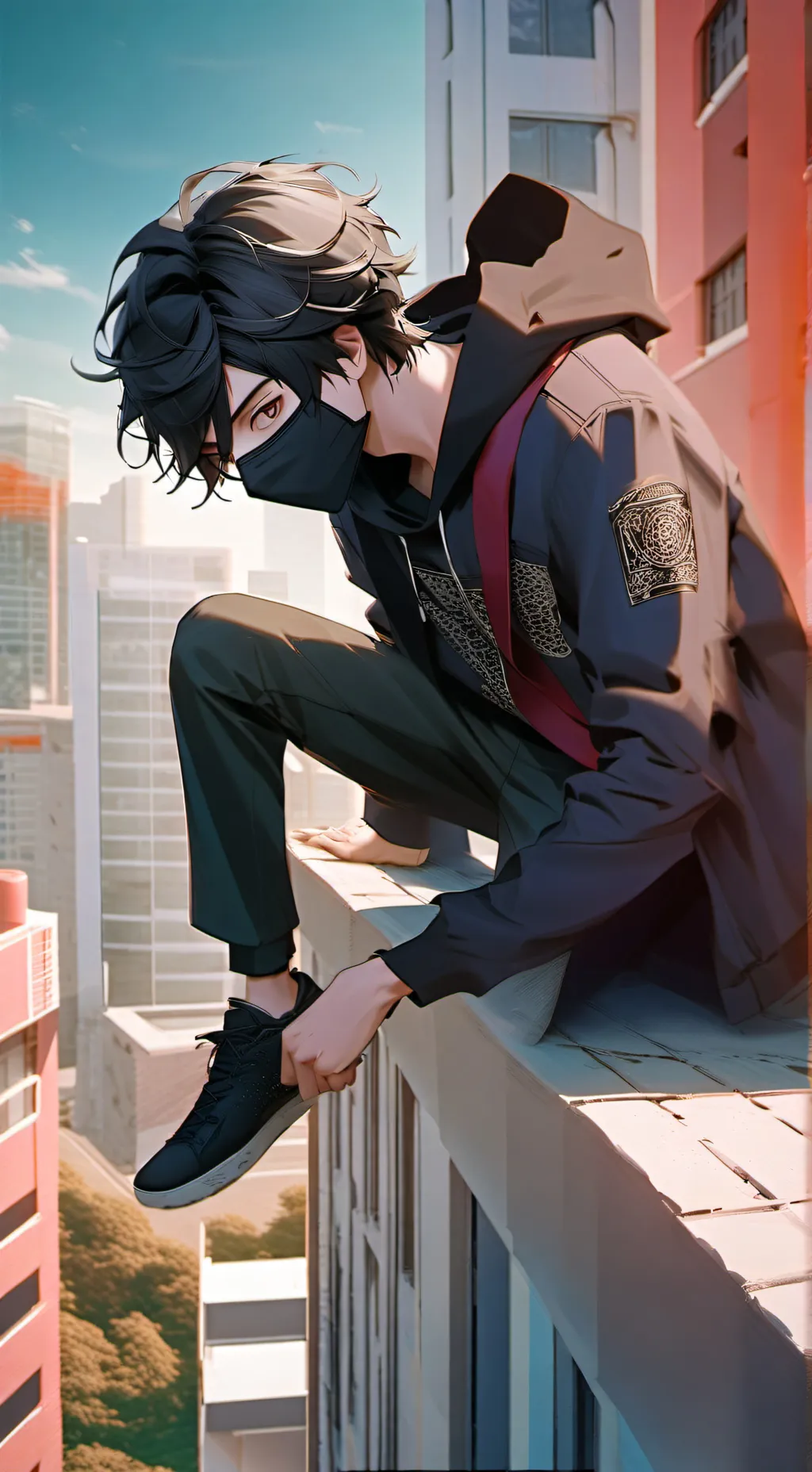 ai character: Shadow background