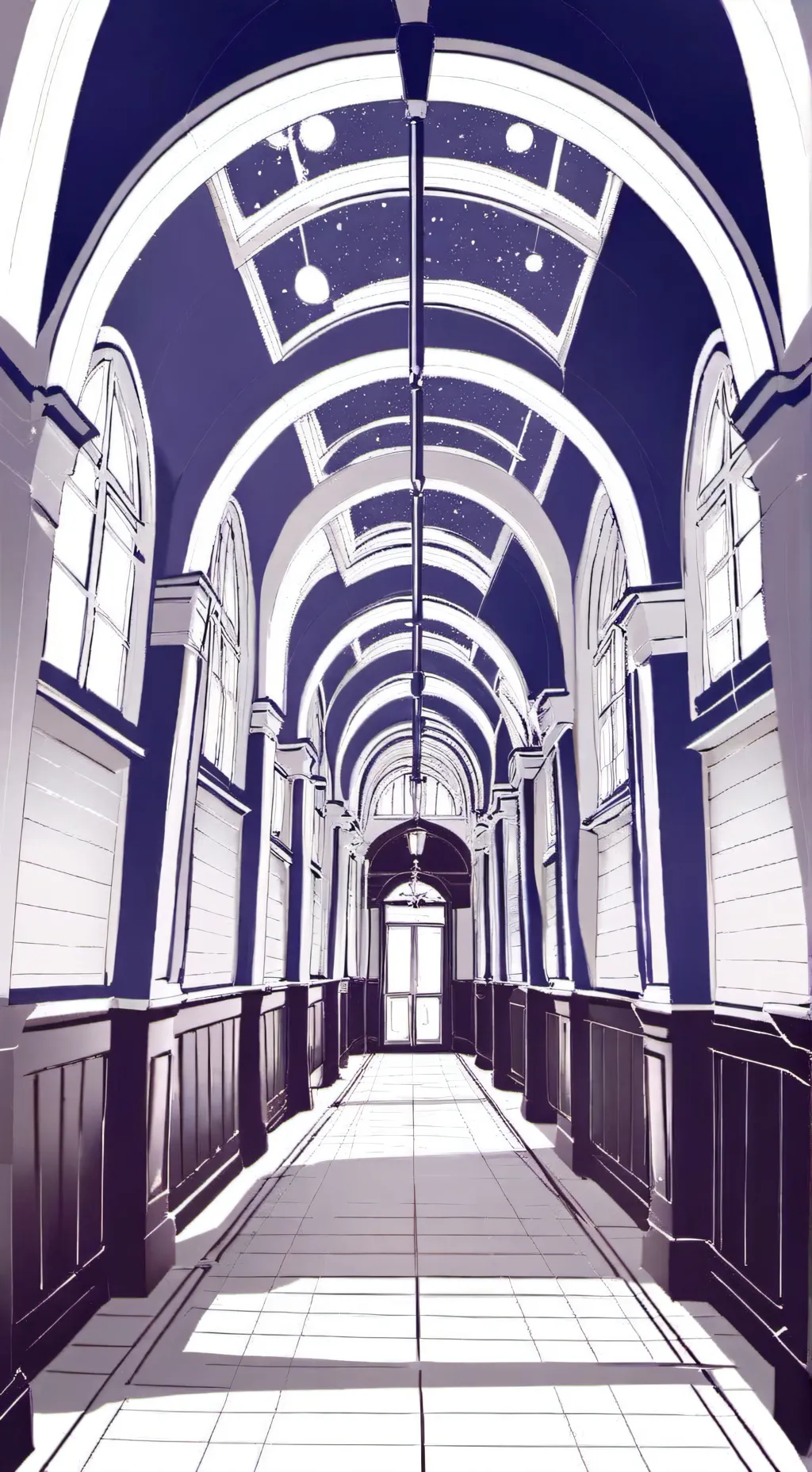 ai character: Bakugo-School background