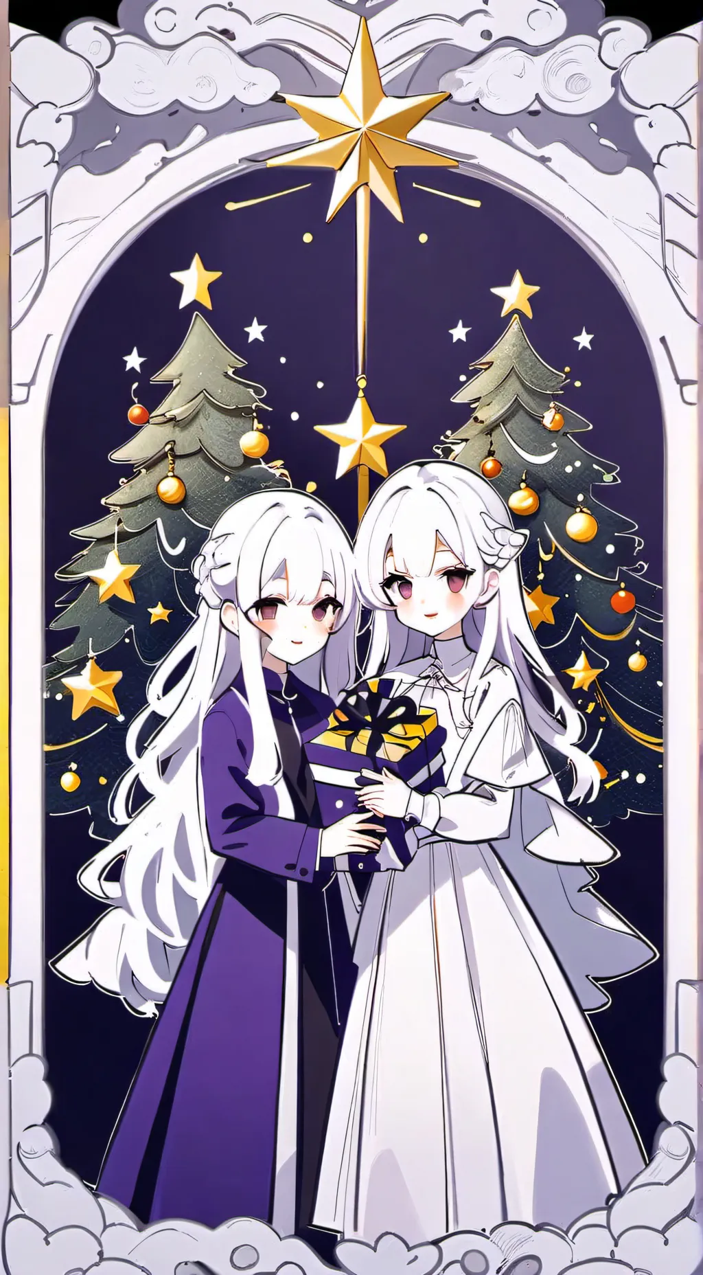 ai character: md navidad background