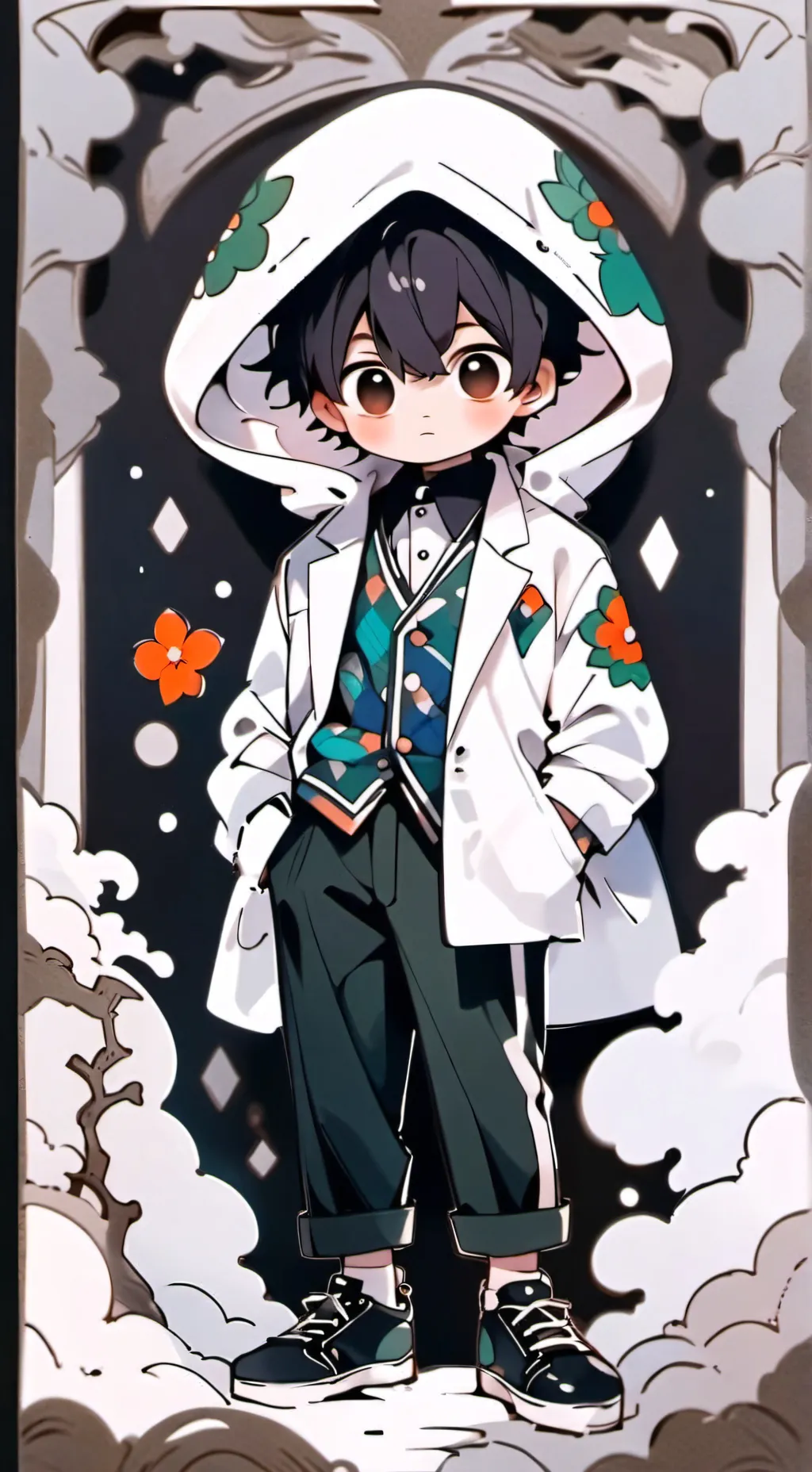 ai character: Niño rata background