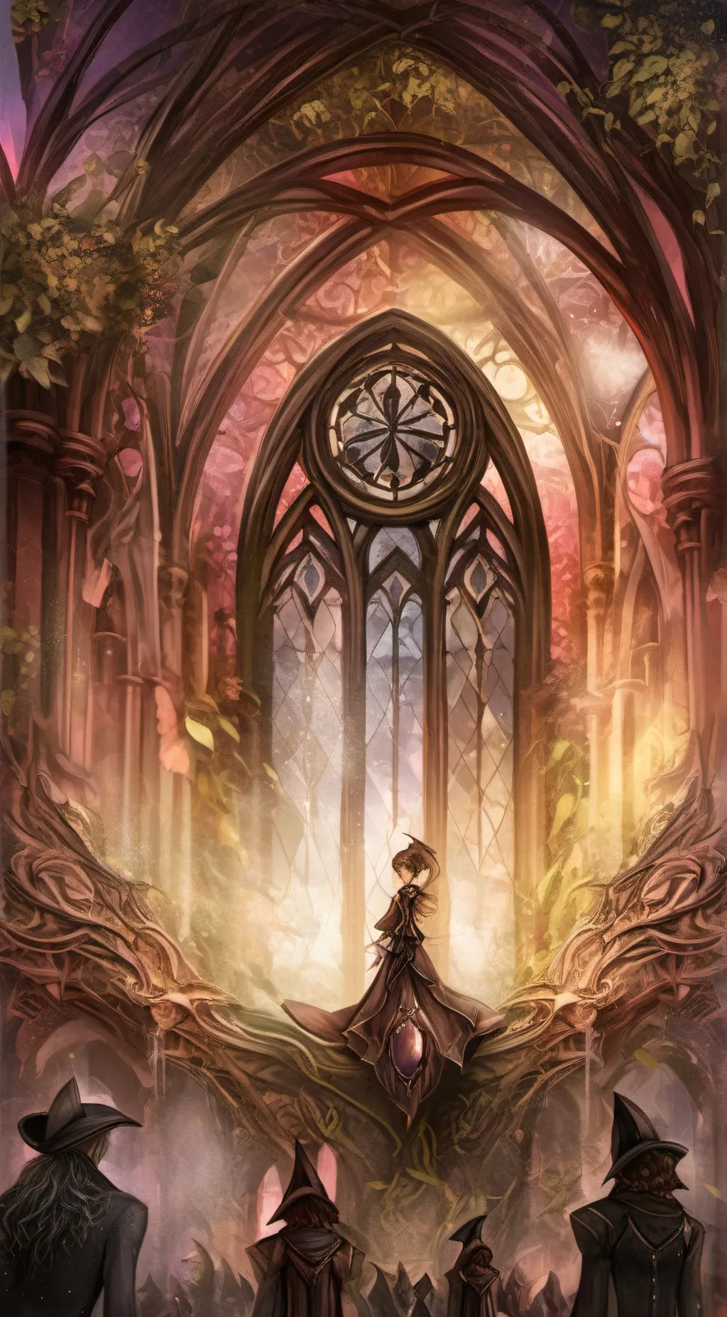 ai character: black × tu background