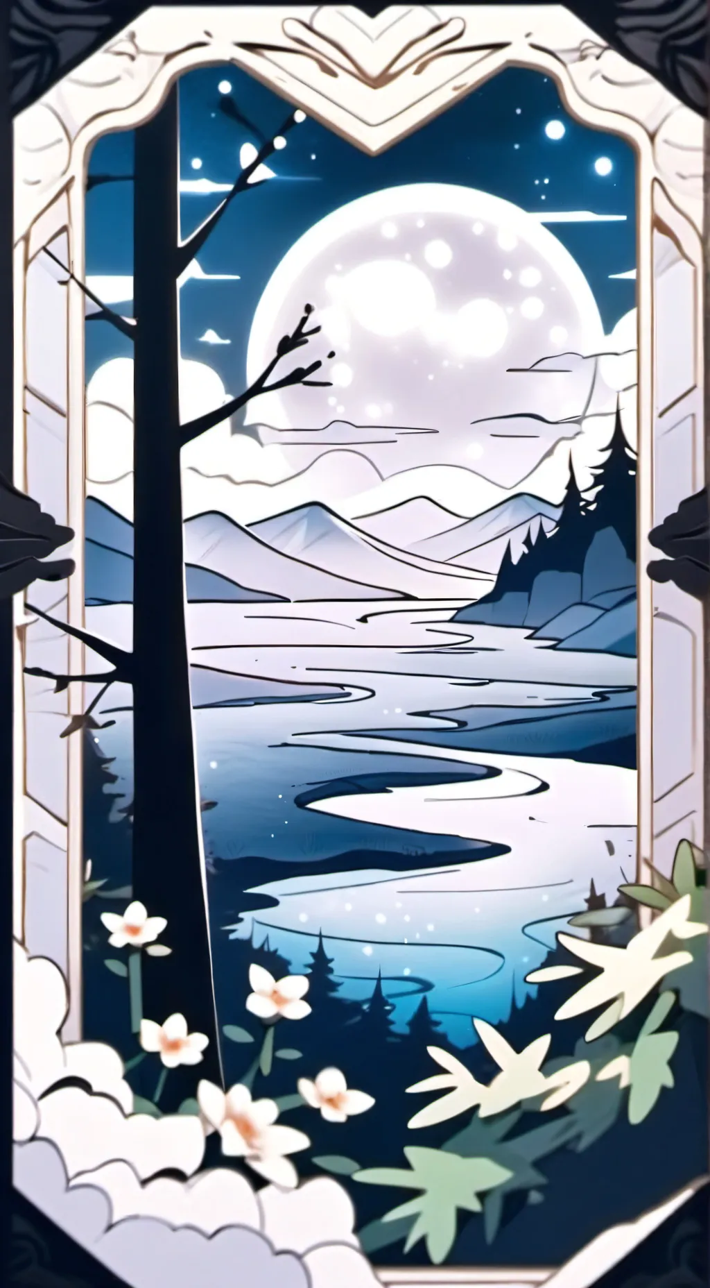 ai character: {story}  background