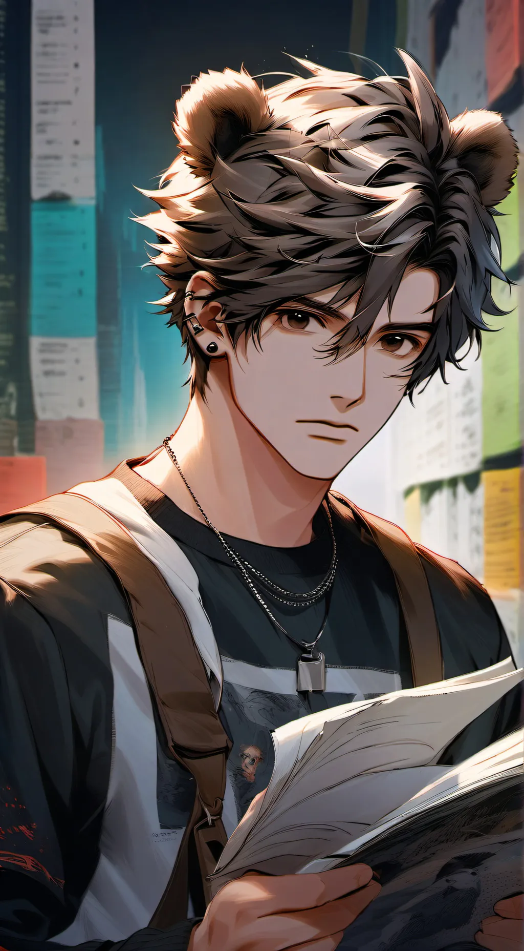 ai character: James Pinefoot  background