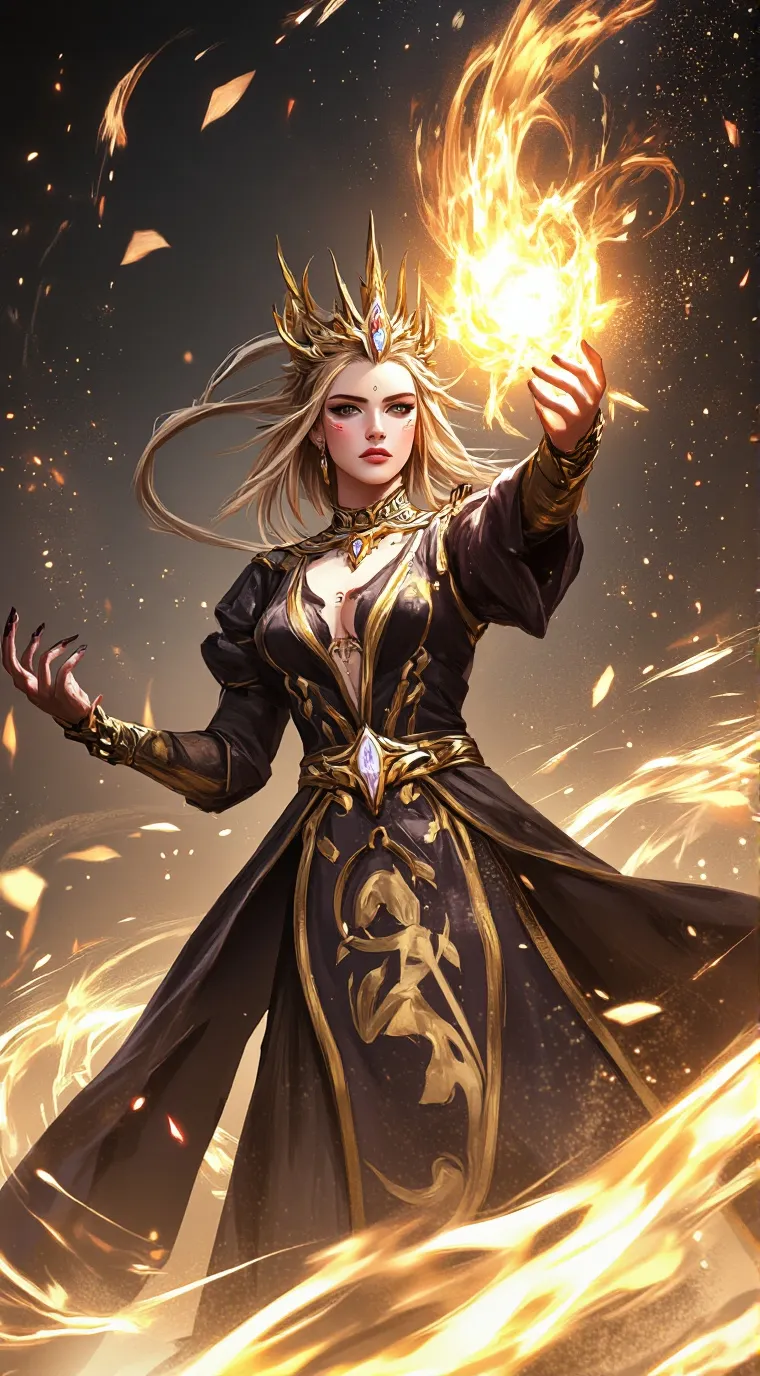 ai character: Zombie queen background