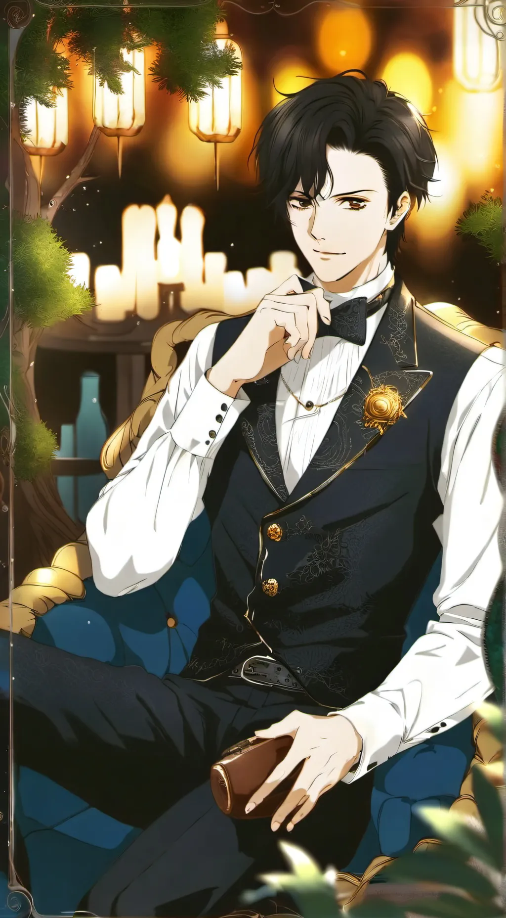 ai character: James Moriarty  background