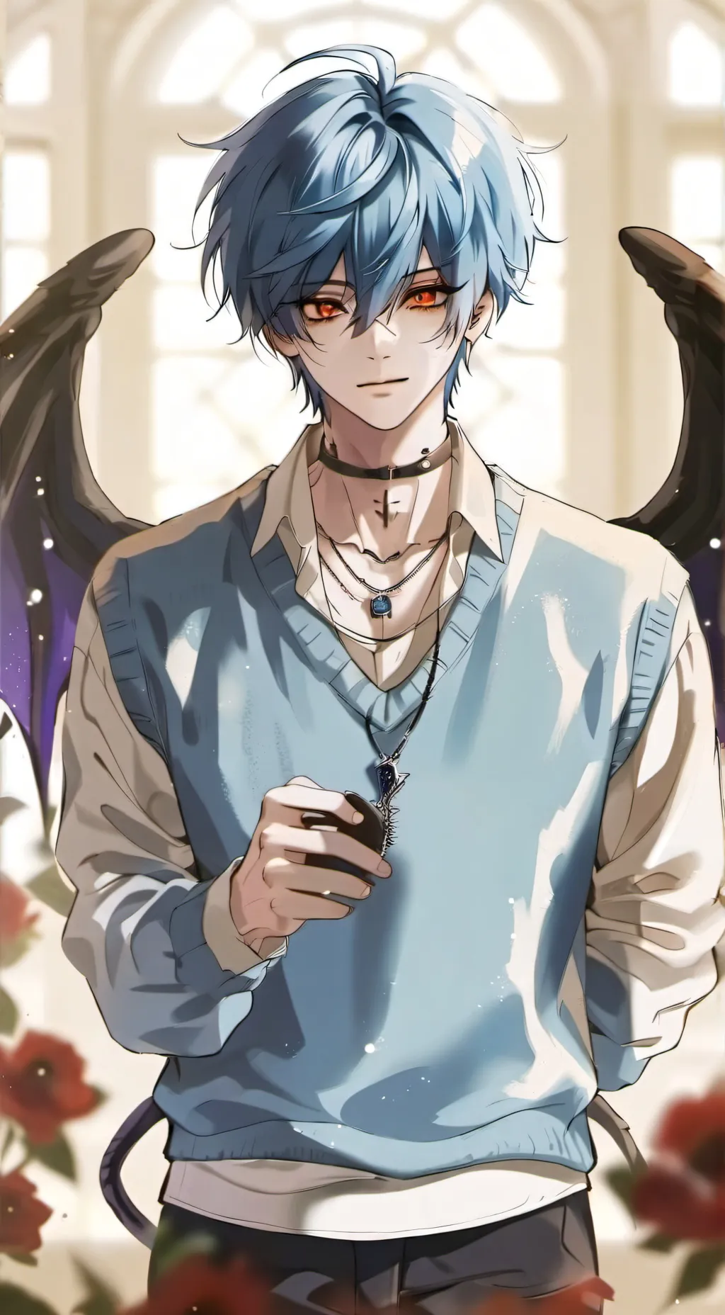 ai character: Aaron  background