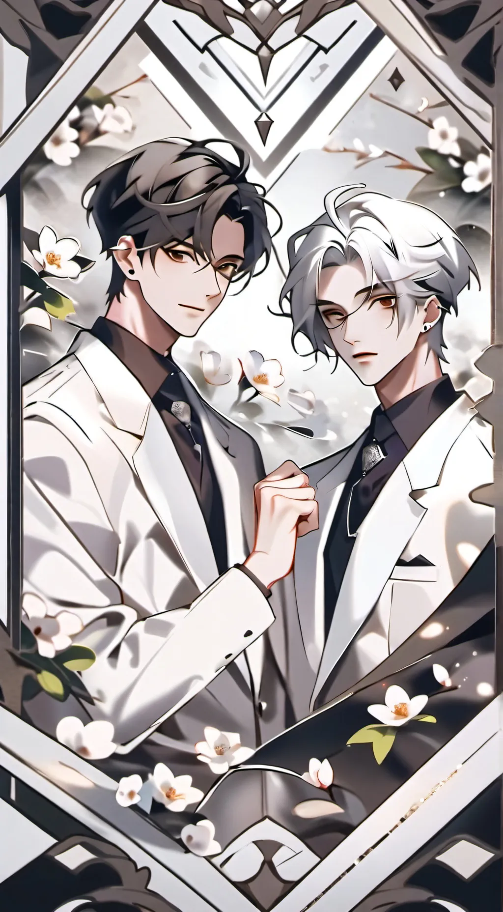 ai character: garad and bagel  background