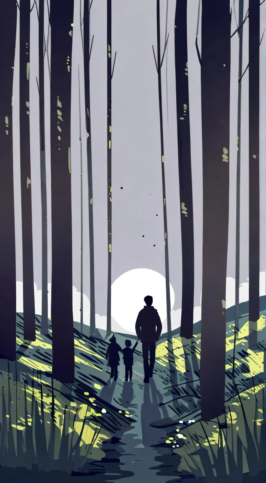 ai character: 99 dias en el bosq background