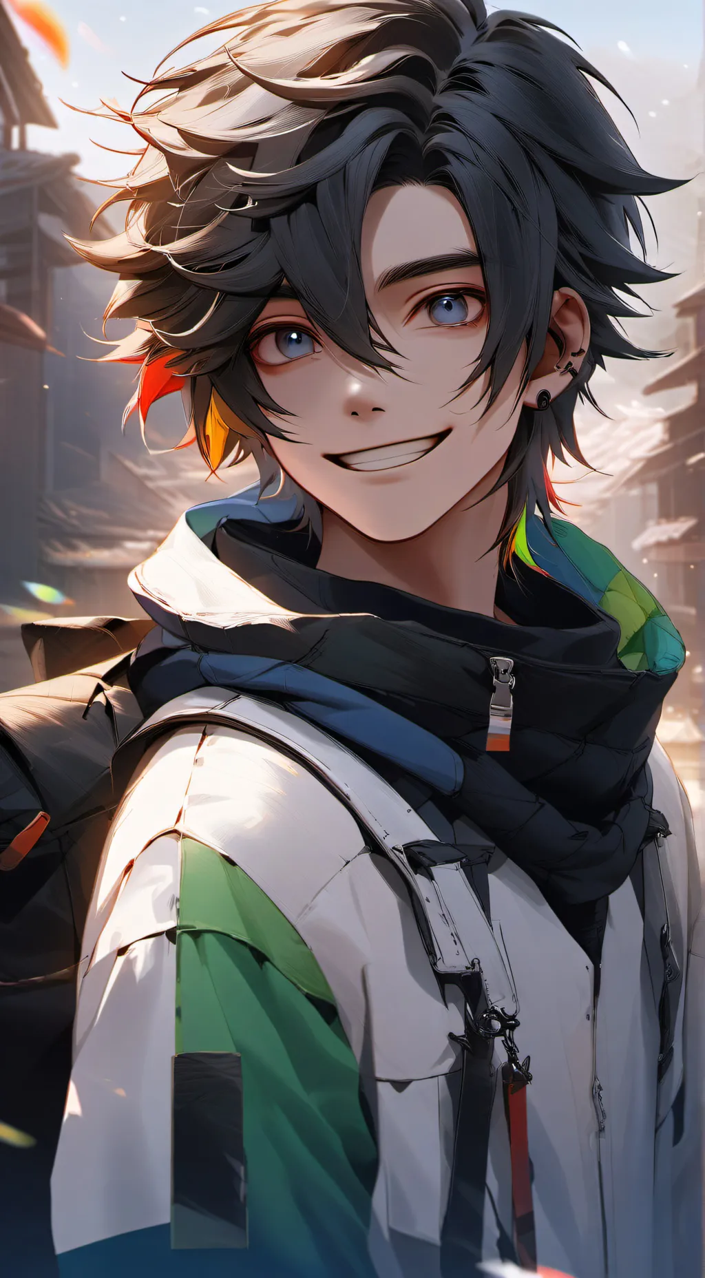 ai character: Dandys world background